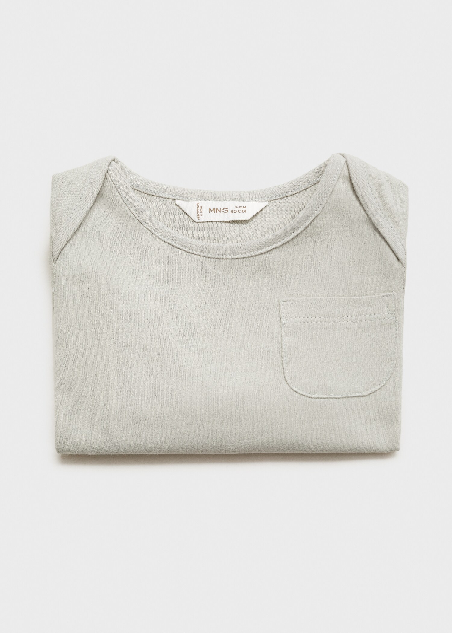 T-shirt manches longues poche - Détail de l'article 8