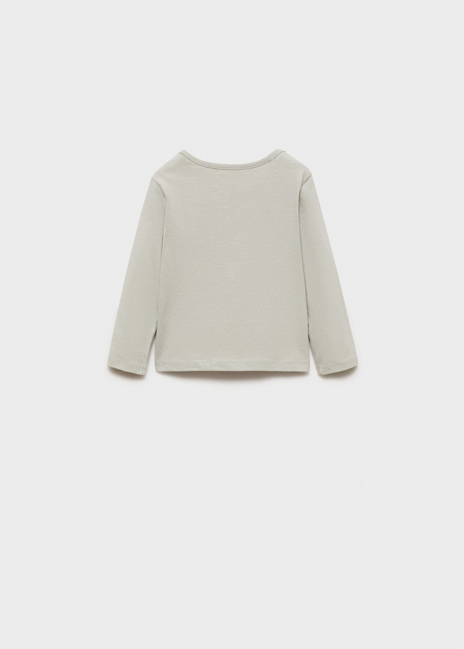 T-shirt manches longues poche - Verso de l’article