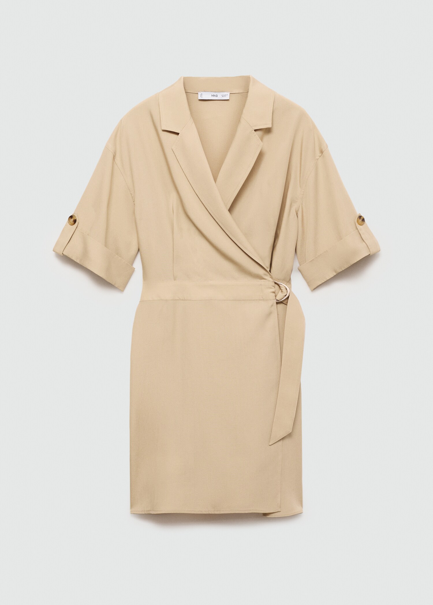 Lyocell dress with belt - Article without model