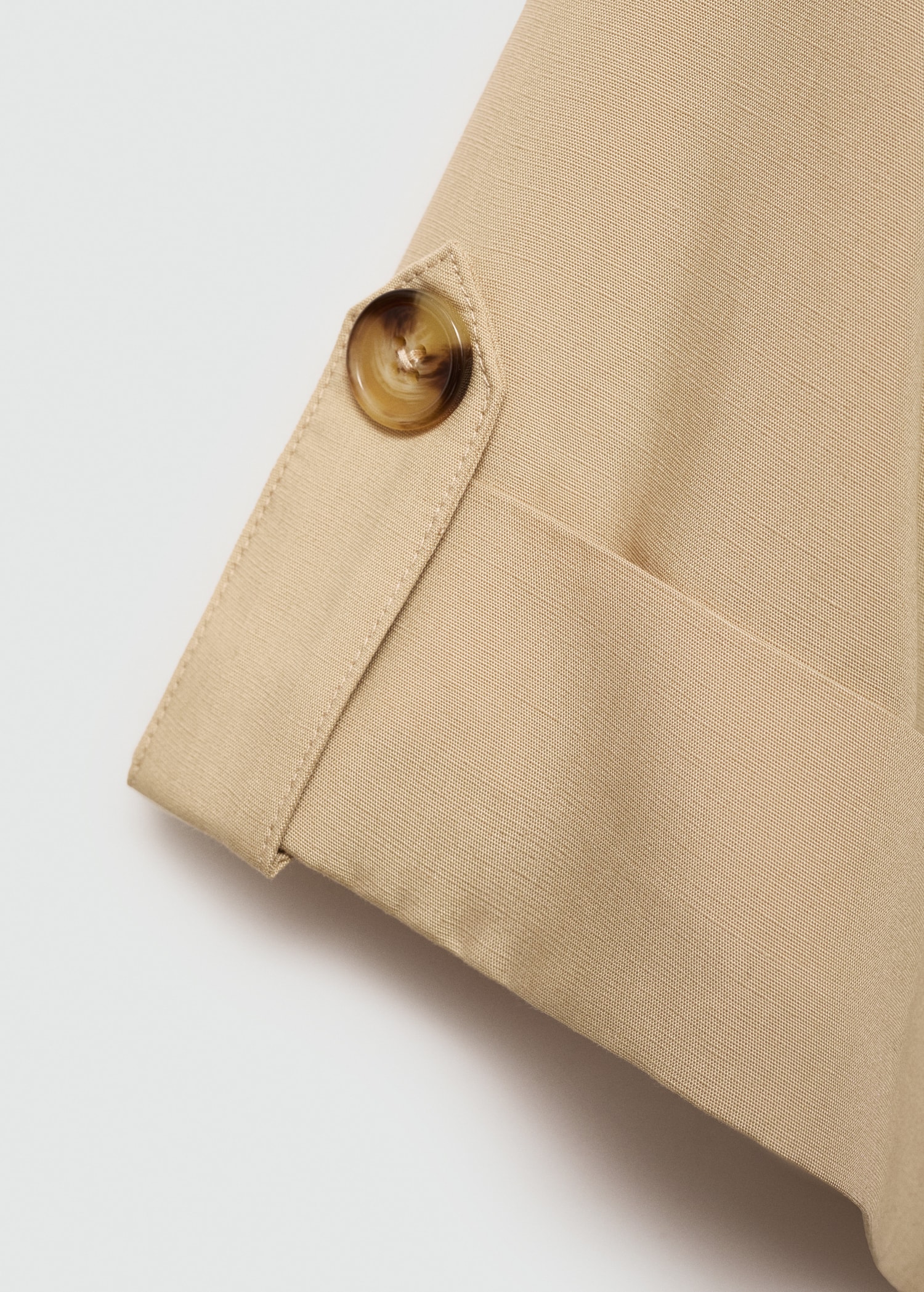 Lyocell dress with belt - Details of the article 0