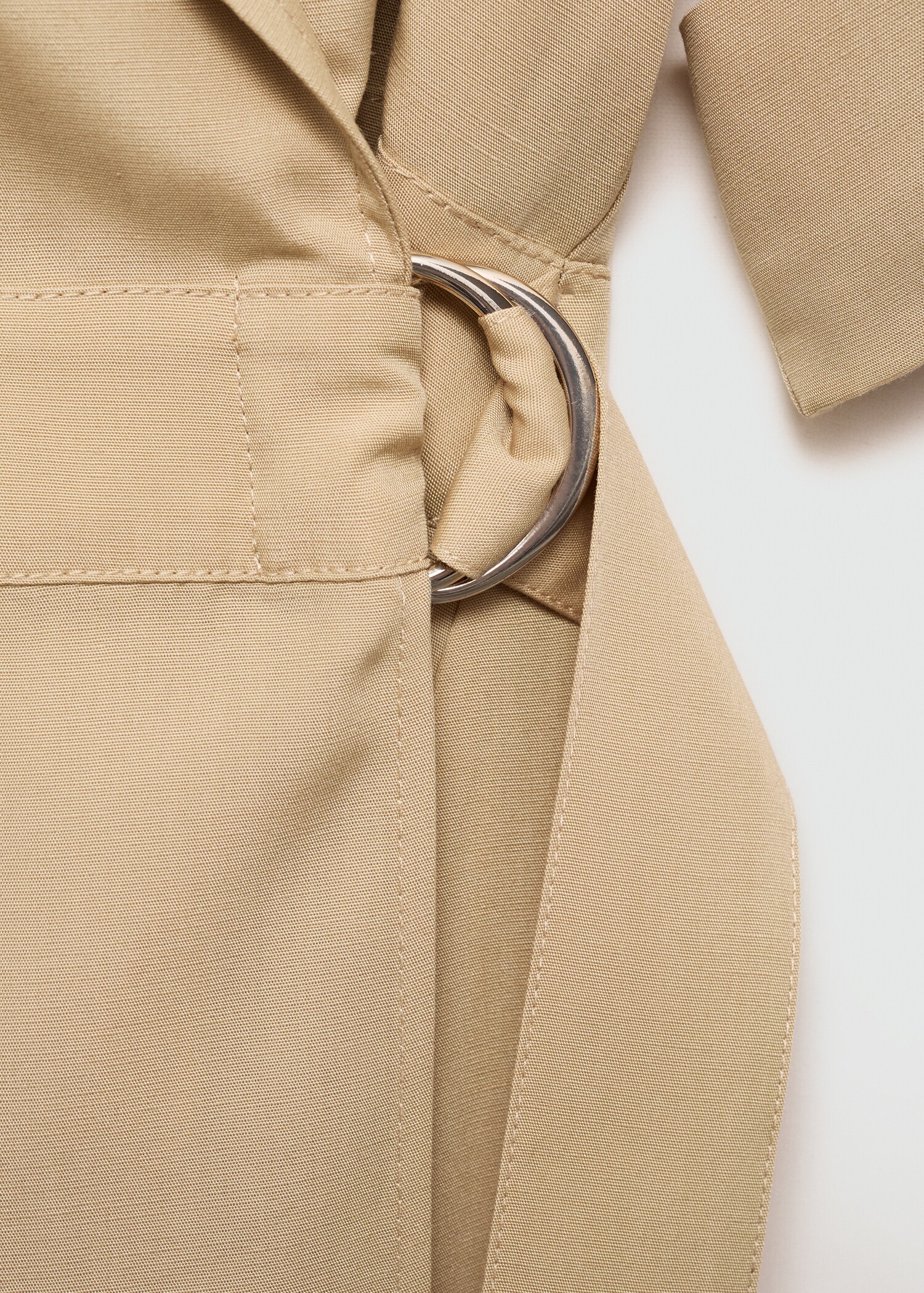 Lyocell dress with belt - Details of the article 8