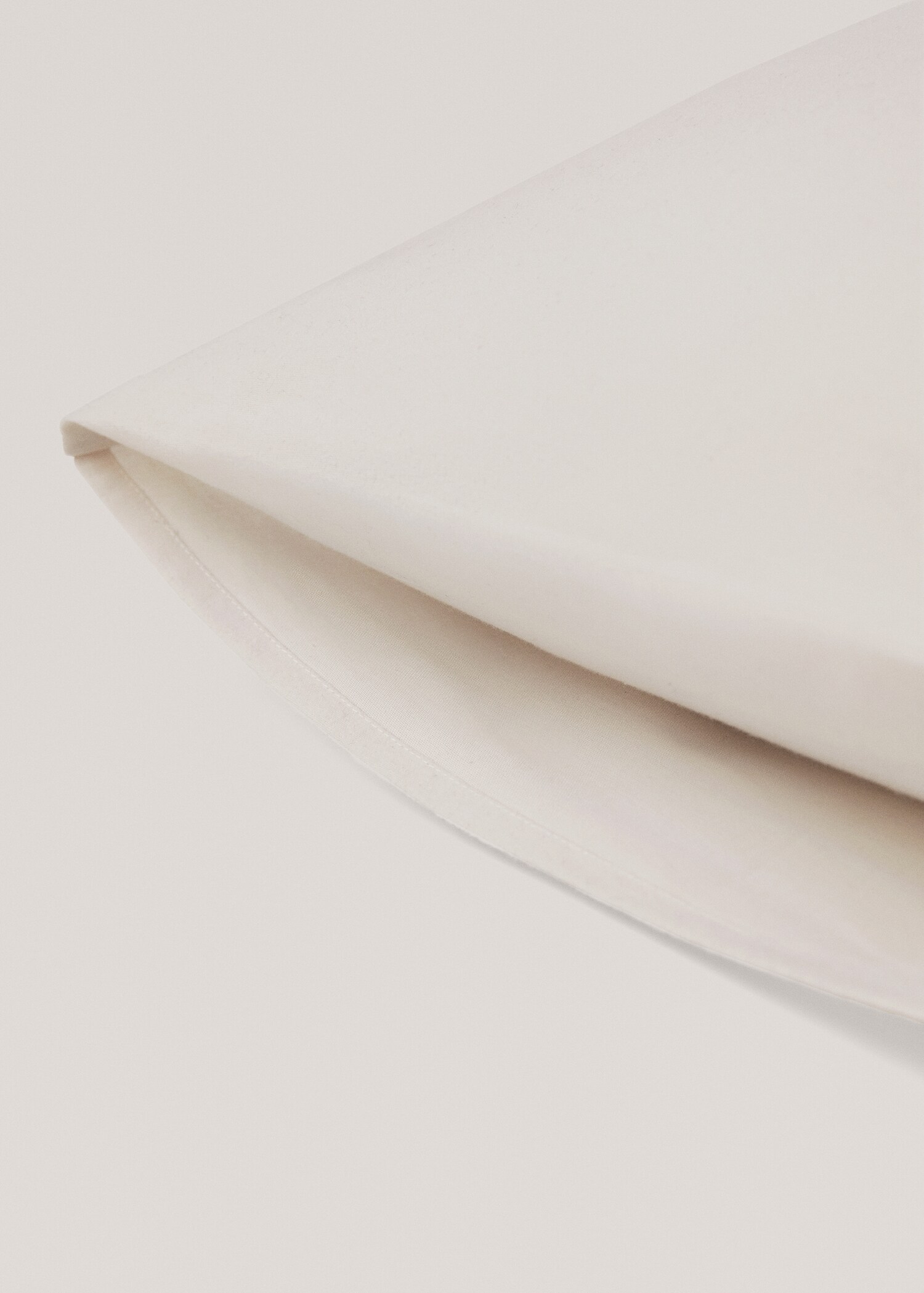 Plain flannel pillowcase 50x75cm - Details of the article 3