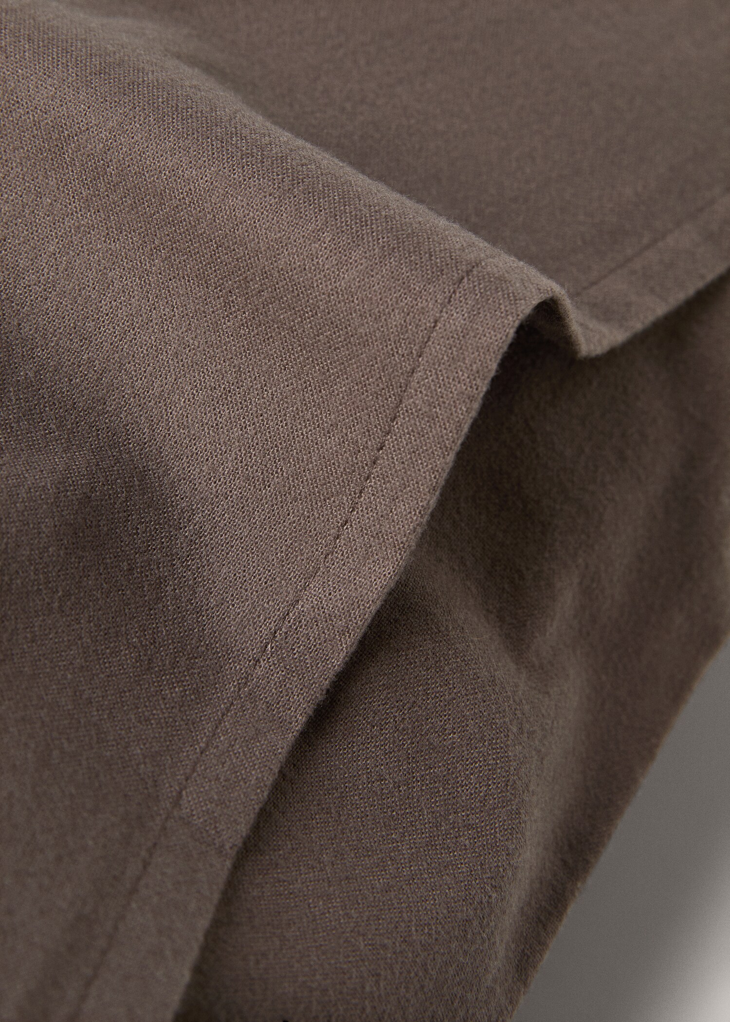 Plain flannel pillowcase 50x75cm - Details of the article 2