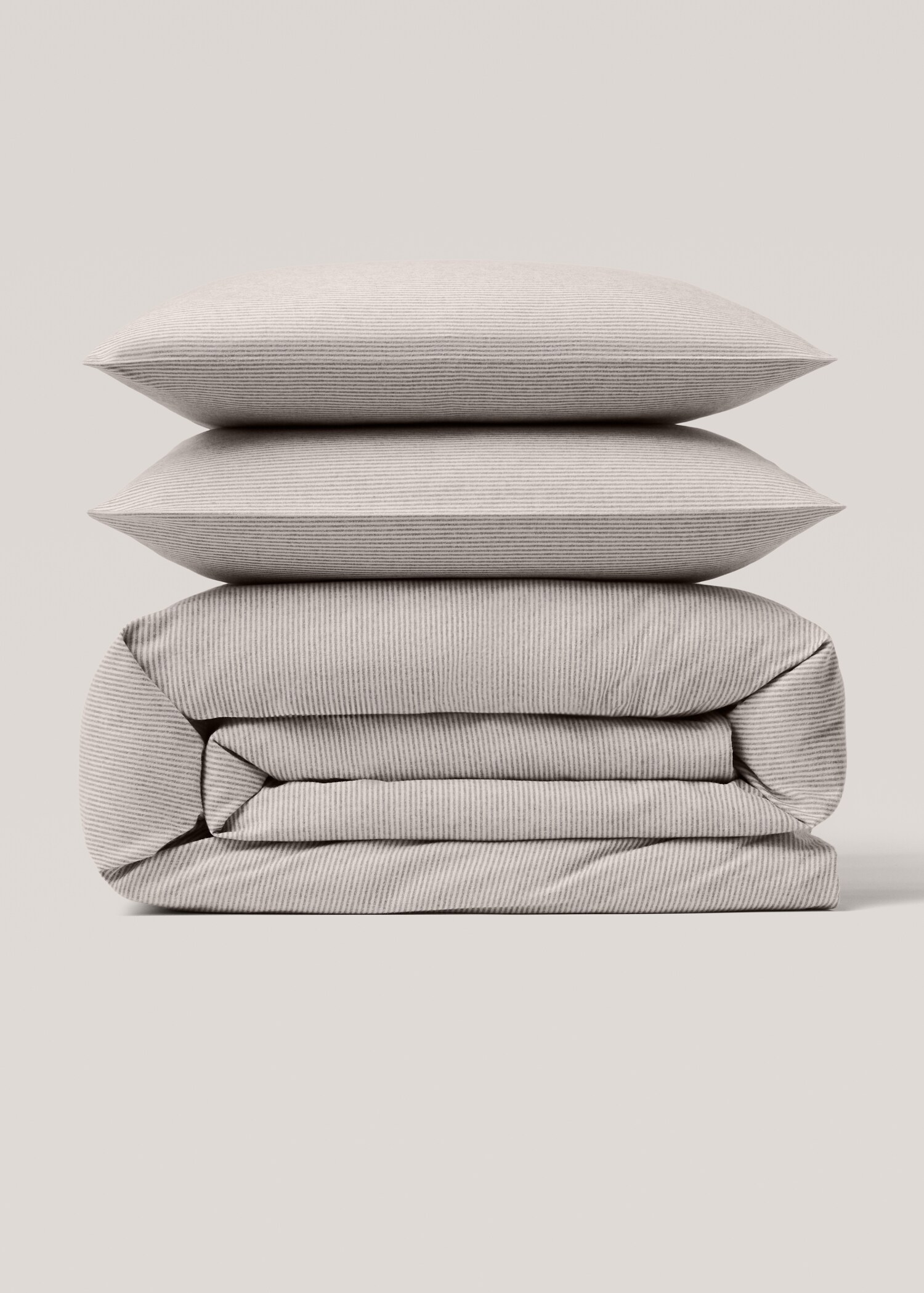 Funda nórdica algodón franela rayas cama 150cm - Artículo sin modelo