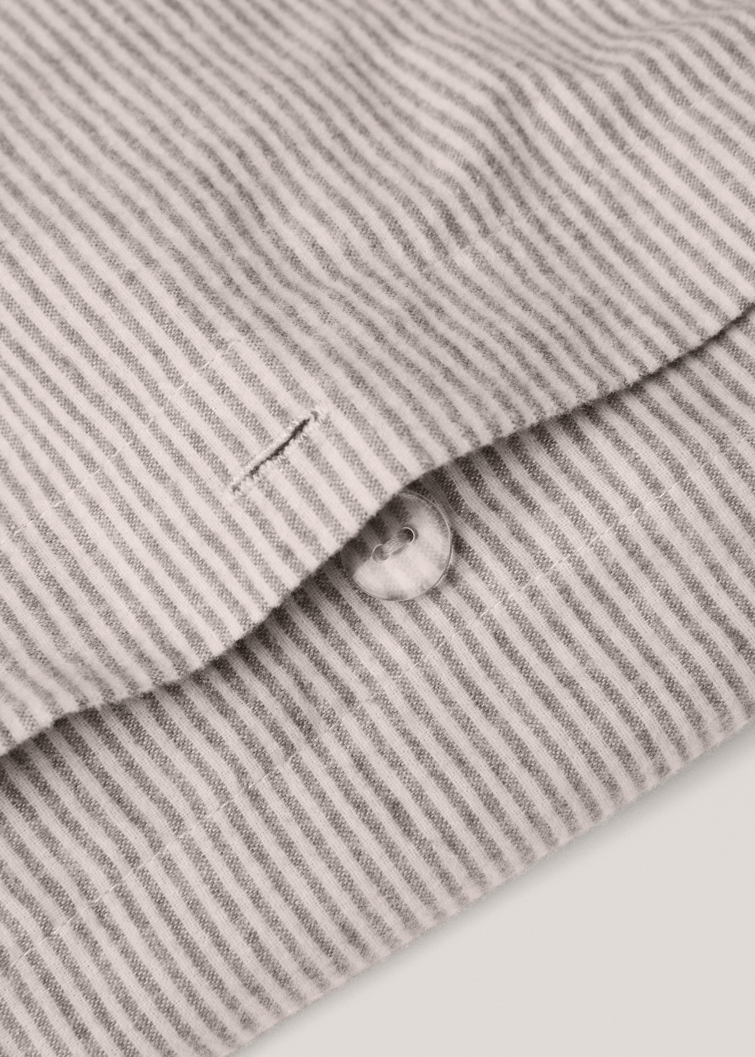 Duvet cover cotton flannel stripes bed 180cm - Details of the article 1