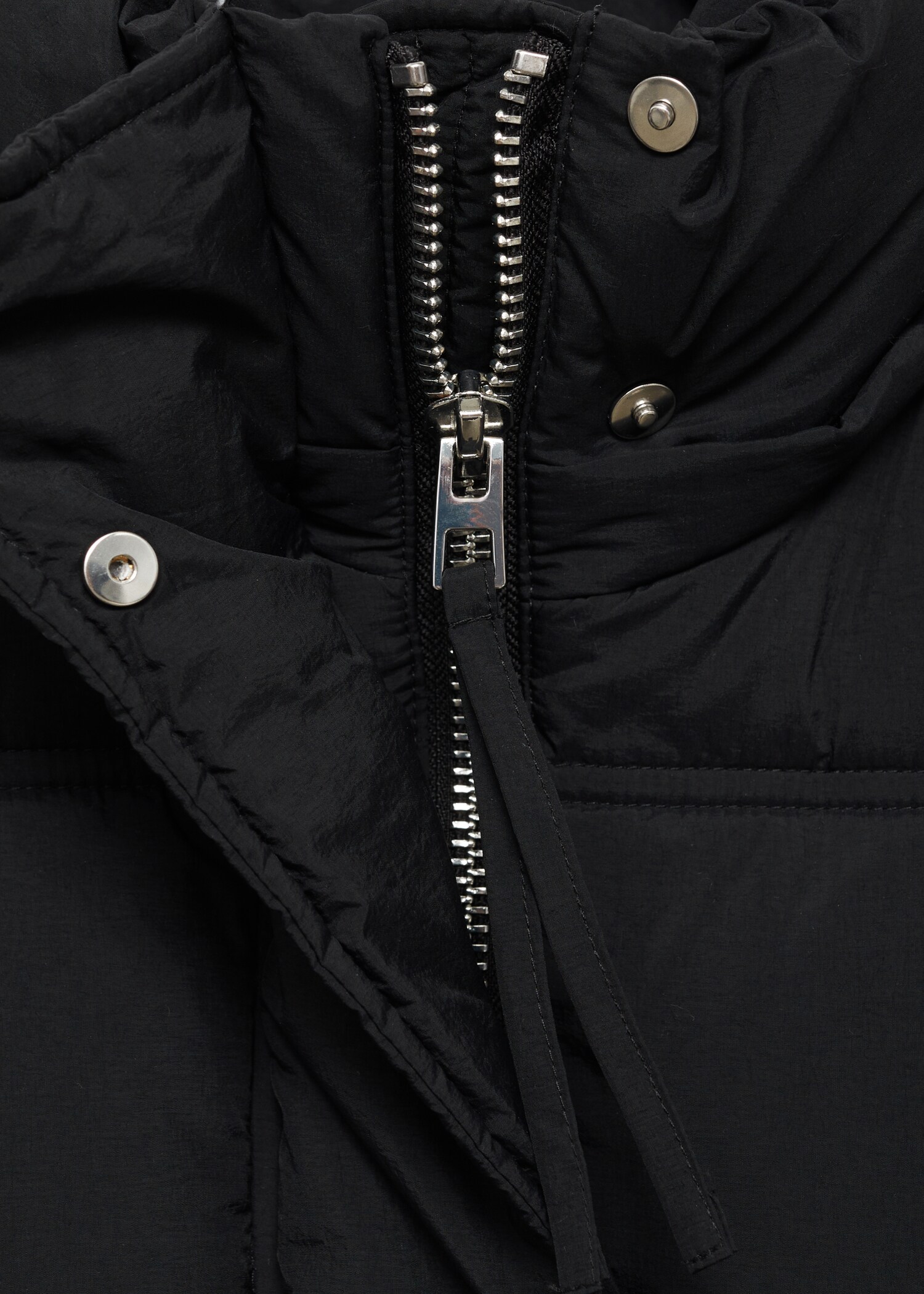 Quilted long coat - Details of the article 0