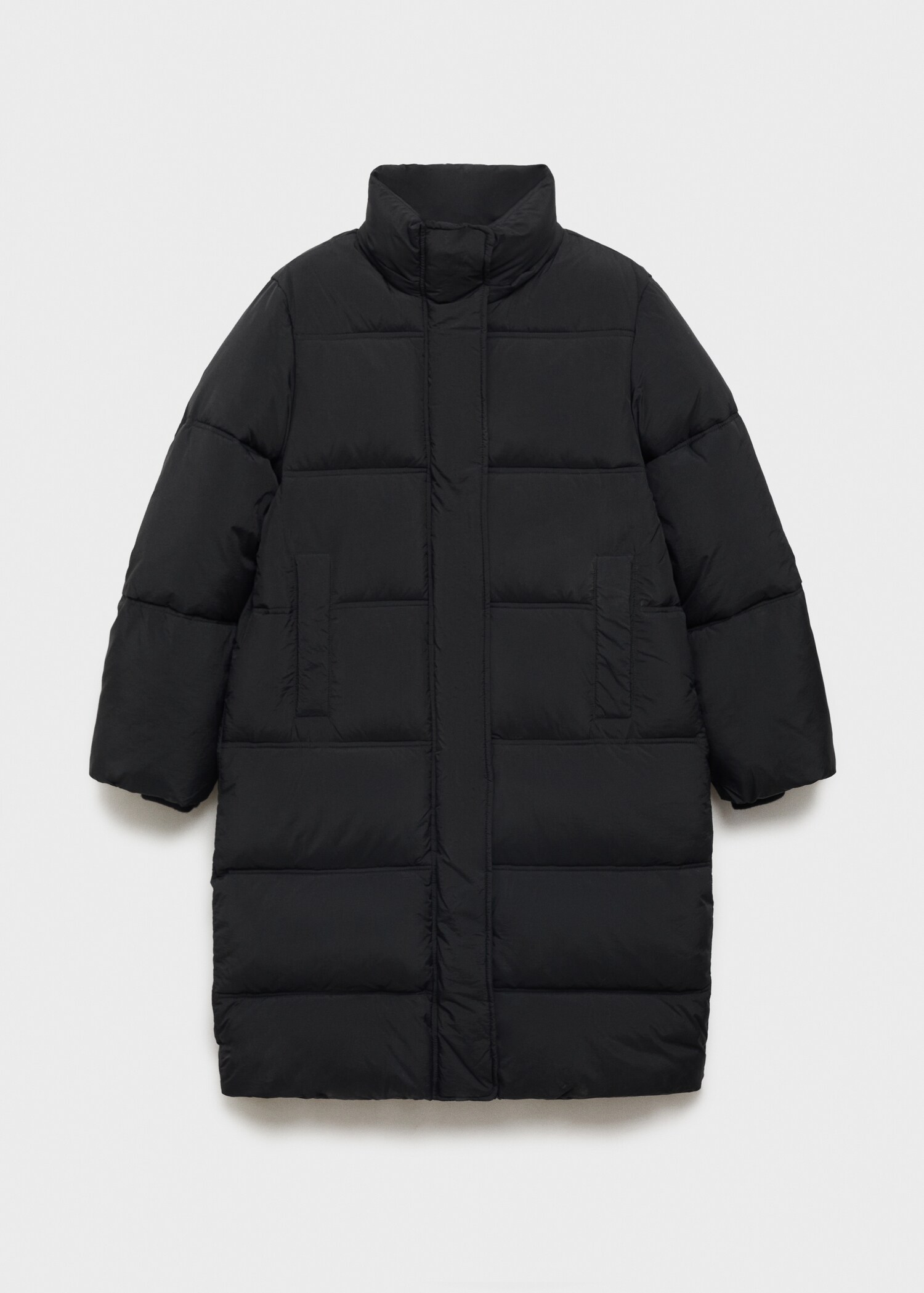 Quilted long coat - Details of the article 8