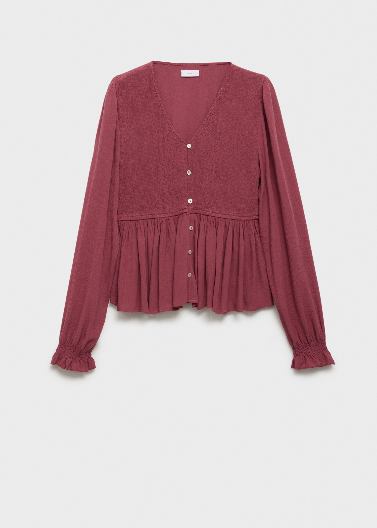 Ruched flowing blouse - Article without model