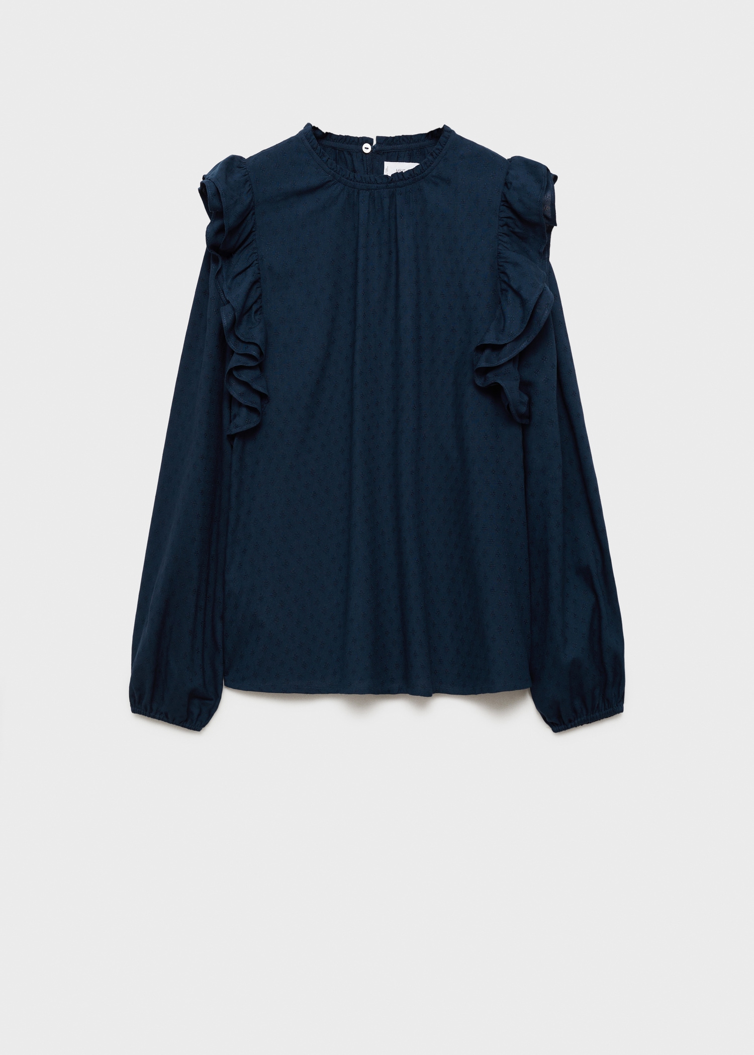 Bluse mit bestickten Volants - Artikel ohne Model