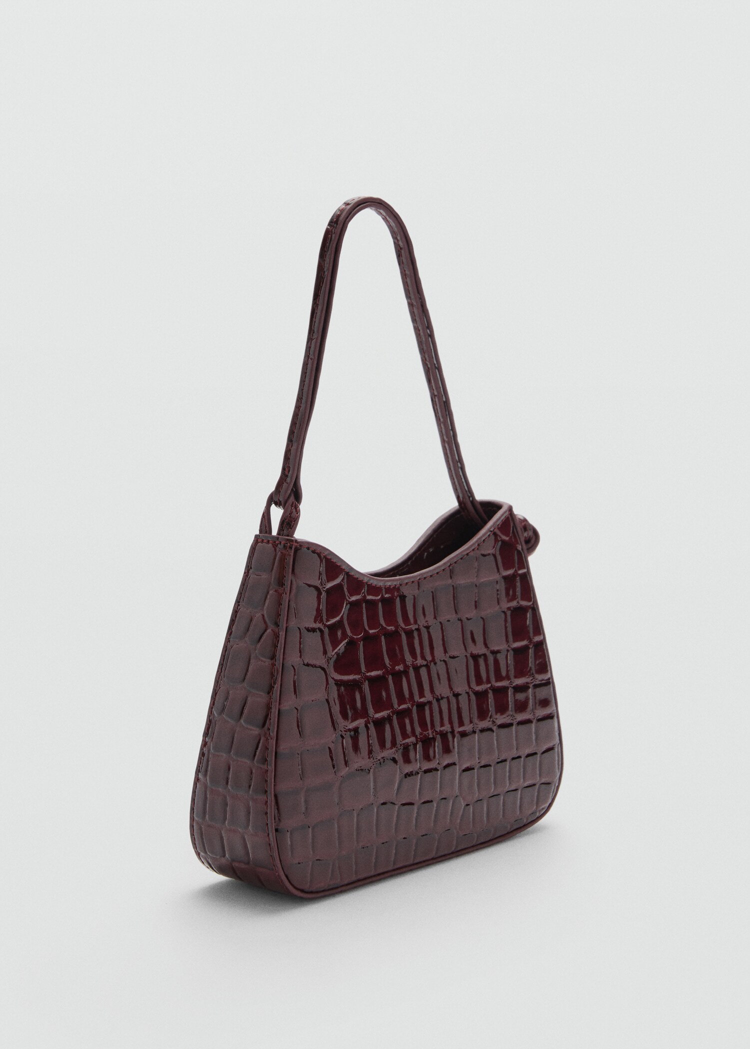 Sac effet croco verni - Plan moyen