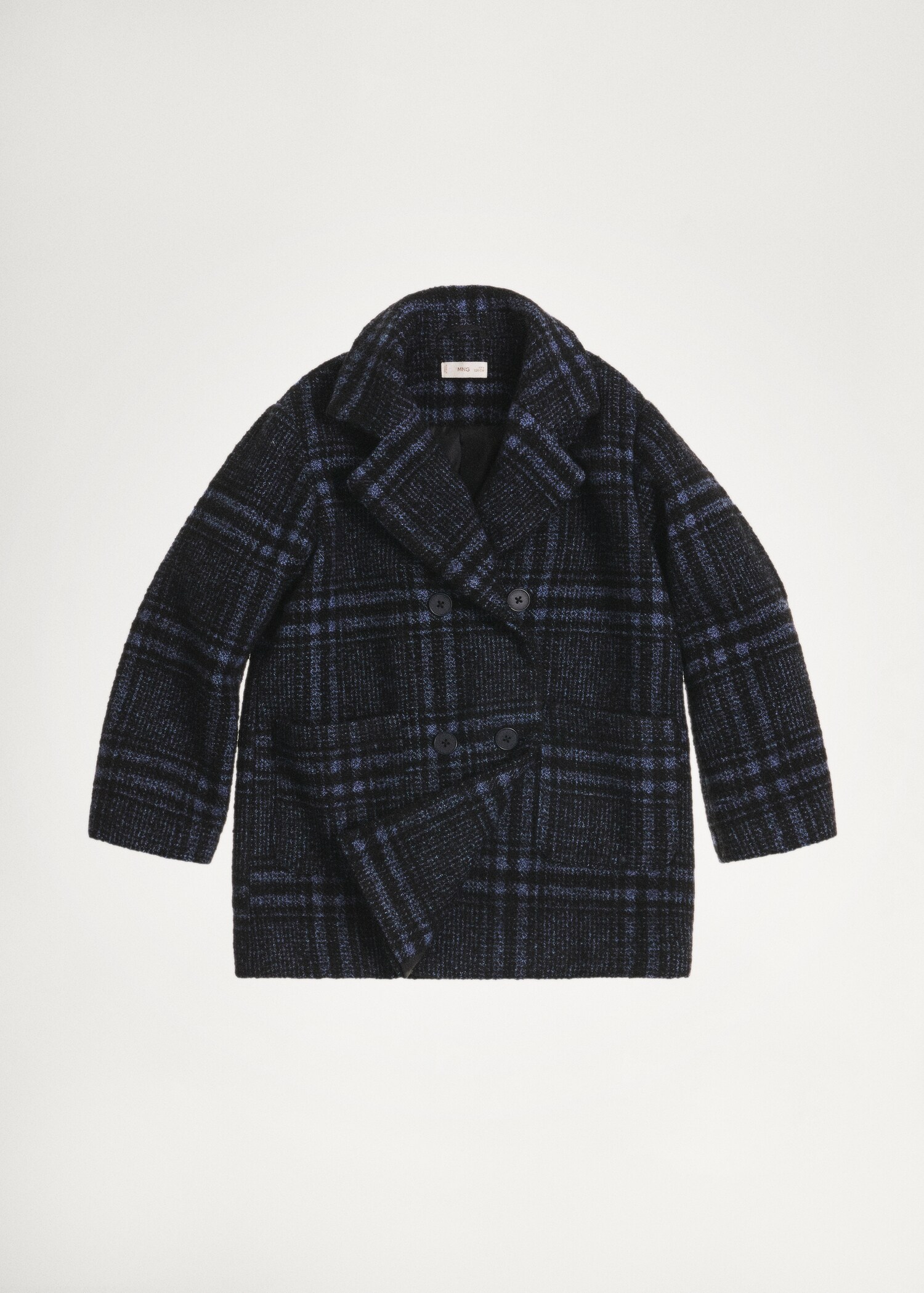 Checked wool-blend coat - Details of the article 6