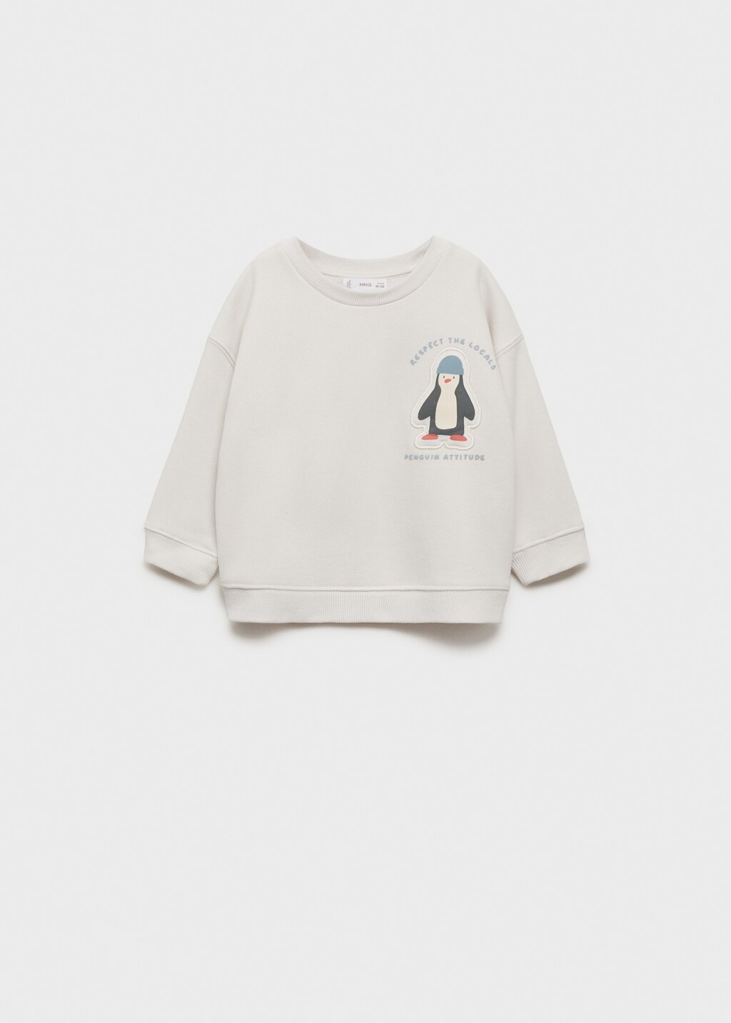Baby white sweatshirt hotsell