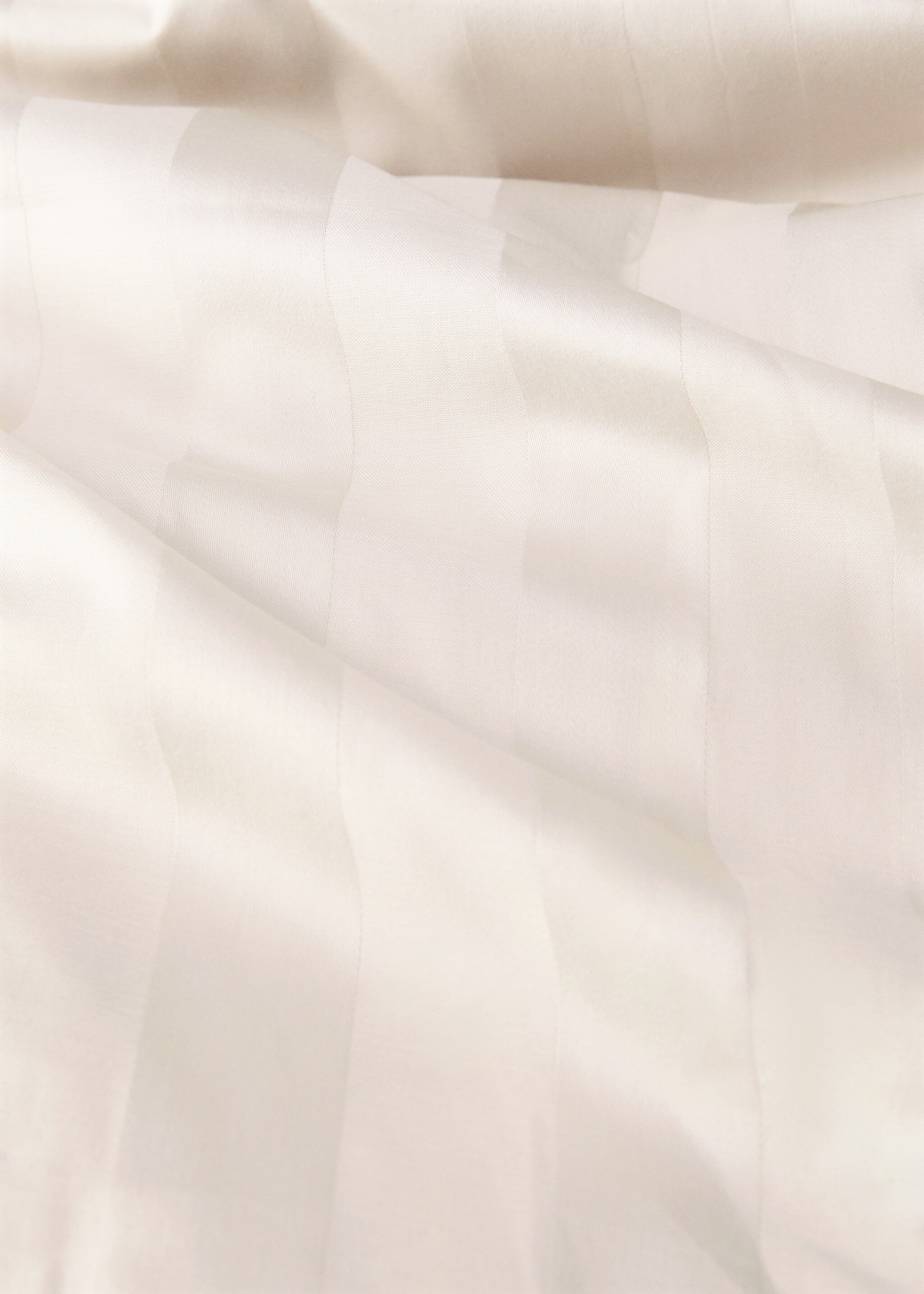 Cotton satin jacquard striped duvet cover for 150/160 cm bed - Details of the article 1