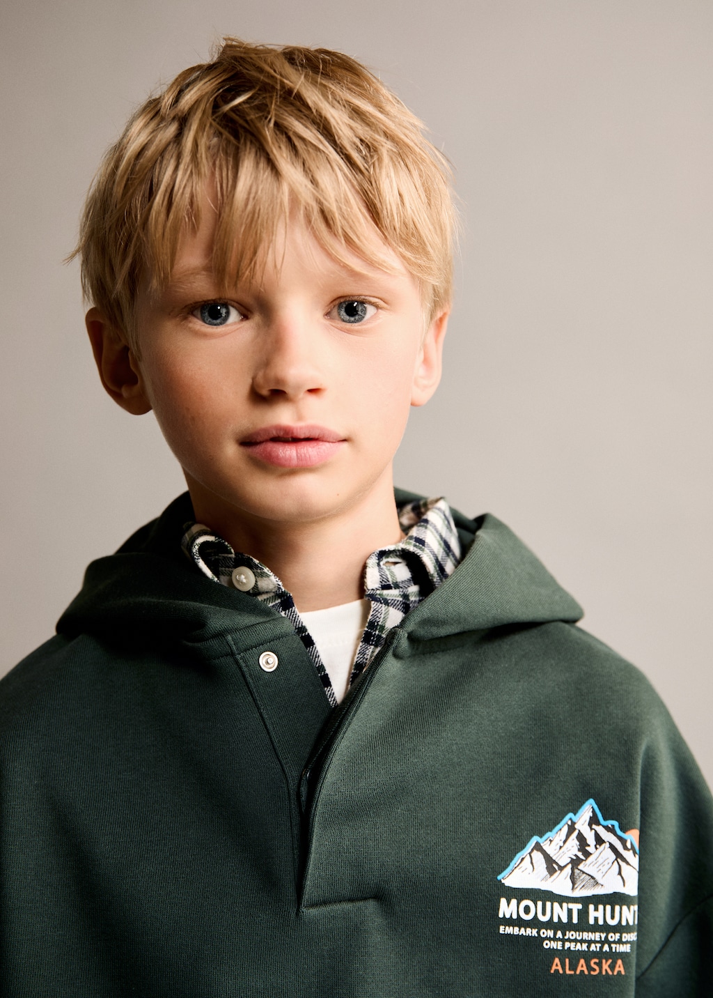 Polo neck sweatshirt