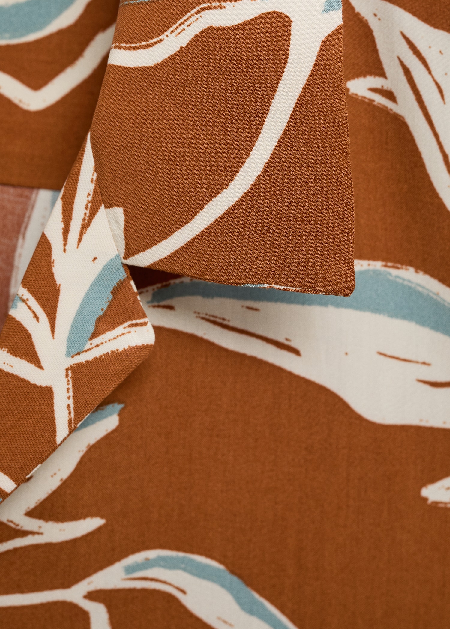 Regular-fit Hawaiian-print shirt - Details of the article 0