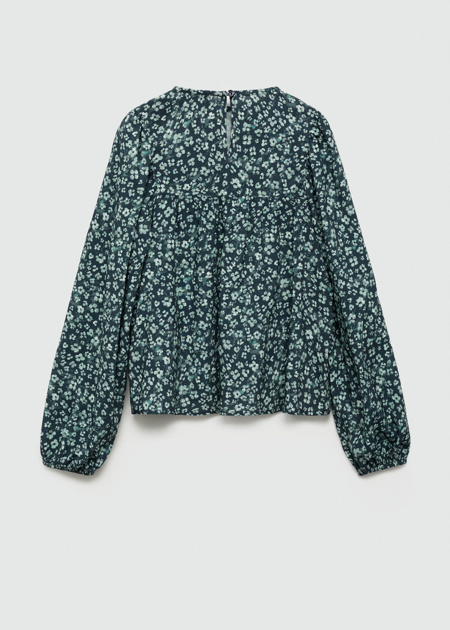 Blusa estampado floral - Reverso del artículo