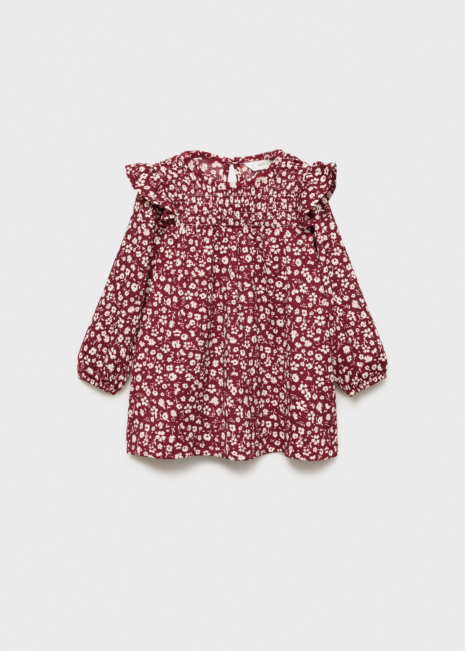 Ruffled floral print dress - Article without model