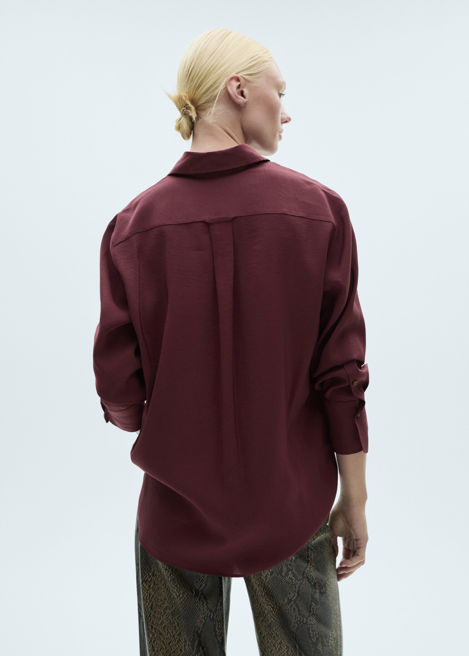 Pocket modal shirt - Reverse of the article