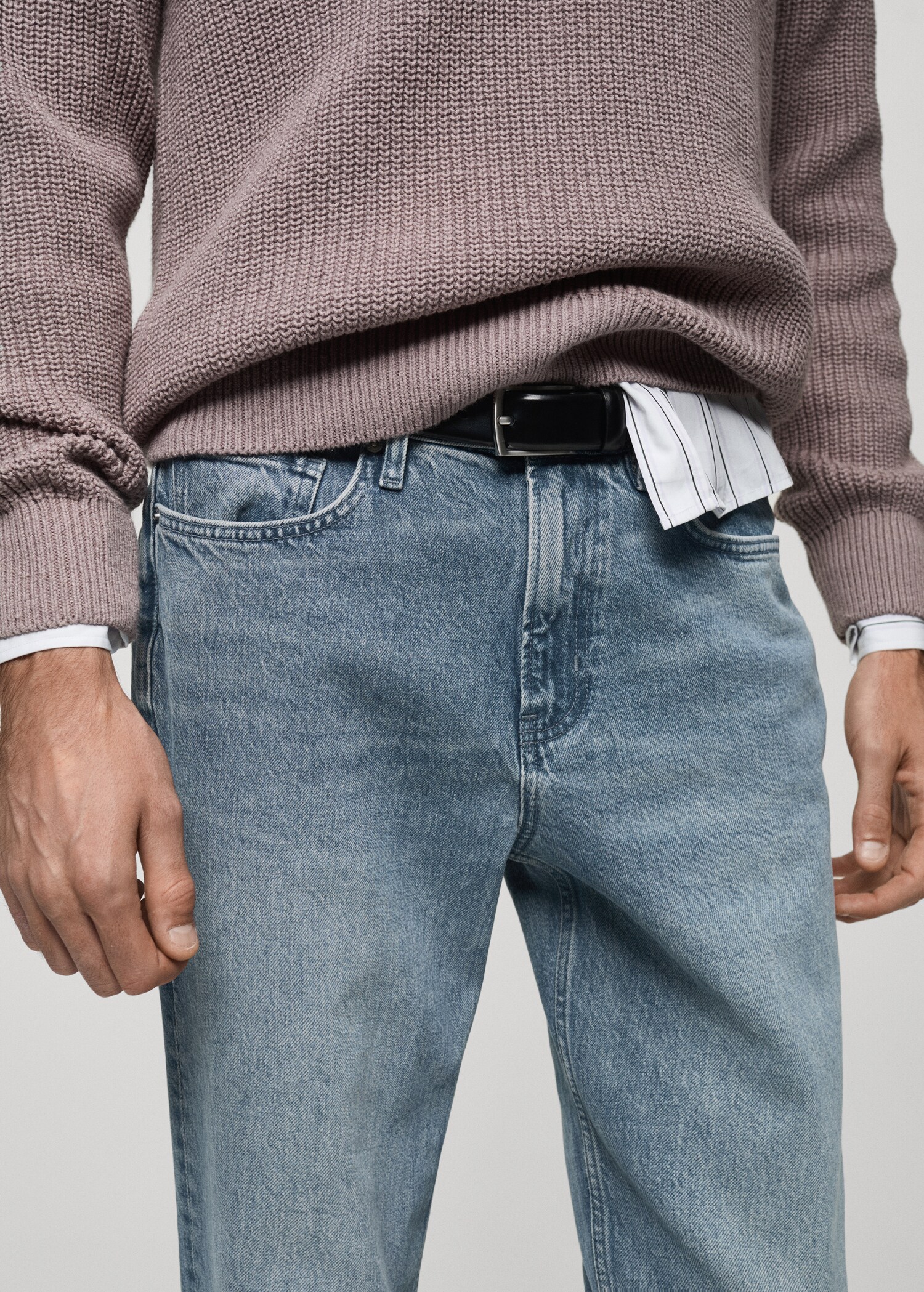 Regular-fit jeans met versleten effect - Detail van het artikel 1