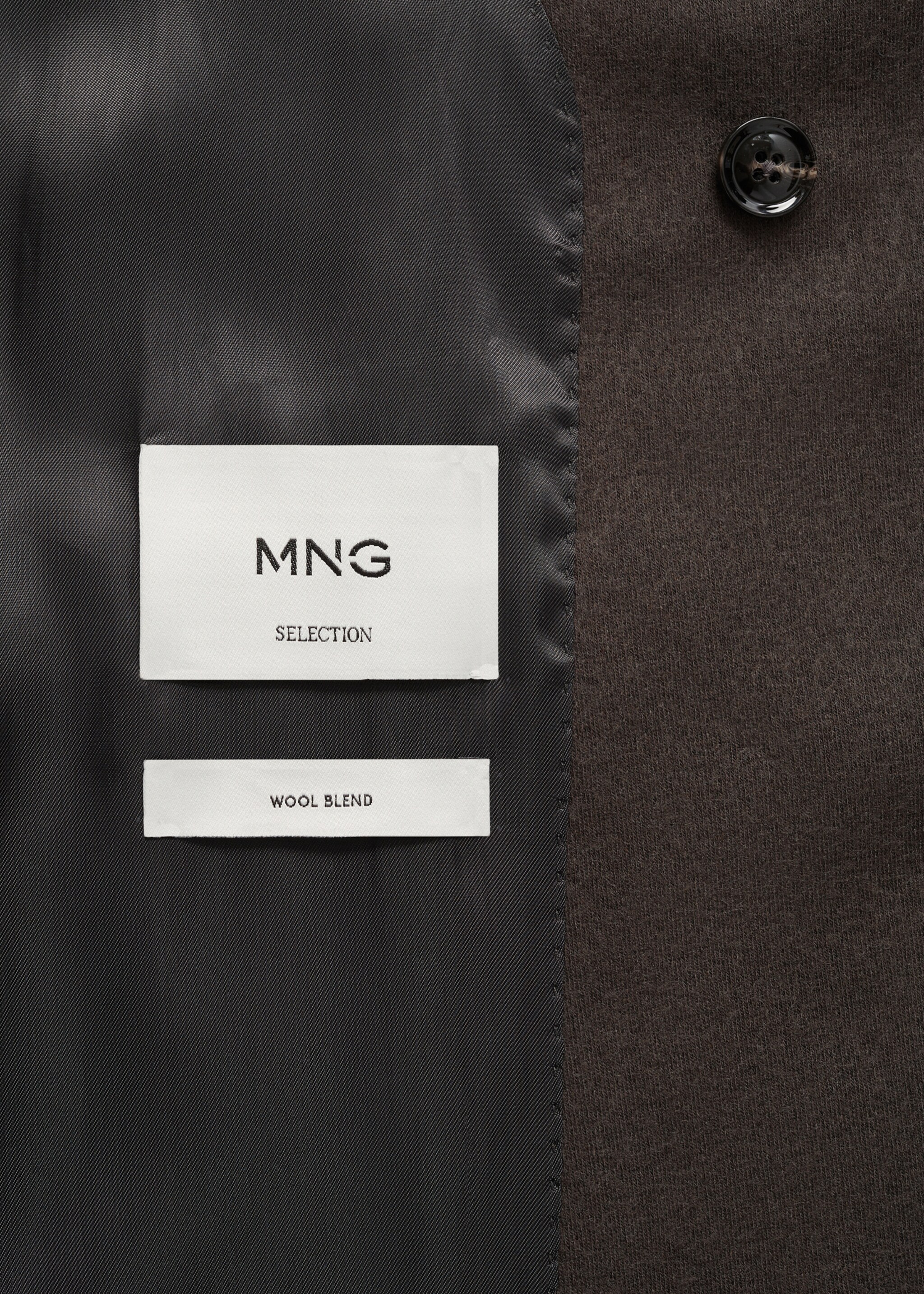 Veste croisée flanelle laine vierge - Détail de l'article 0