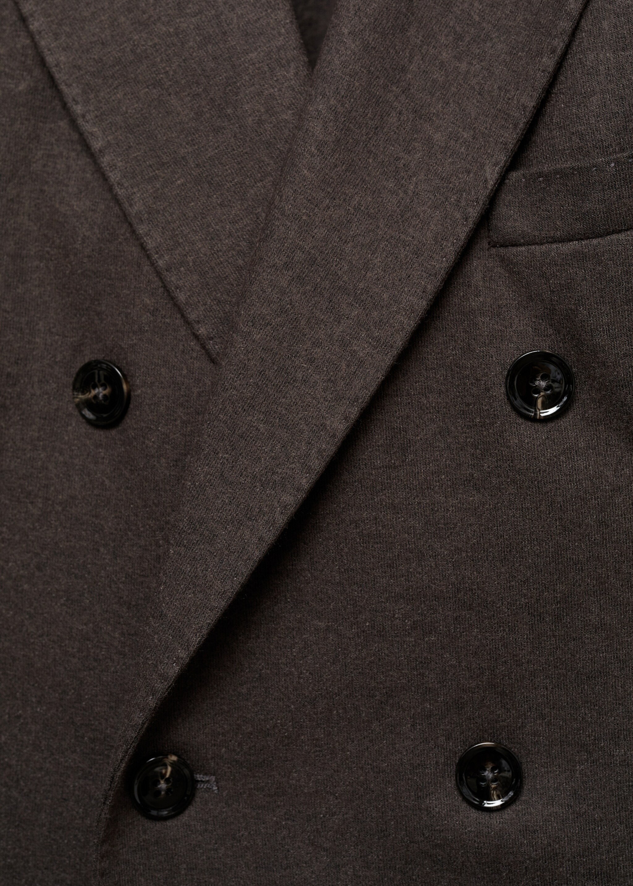 Veste croisée flanelle laine vierge - Détail de l'article 8
