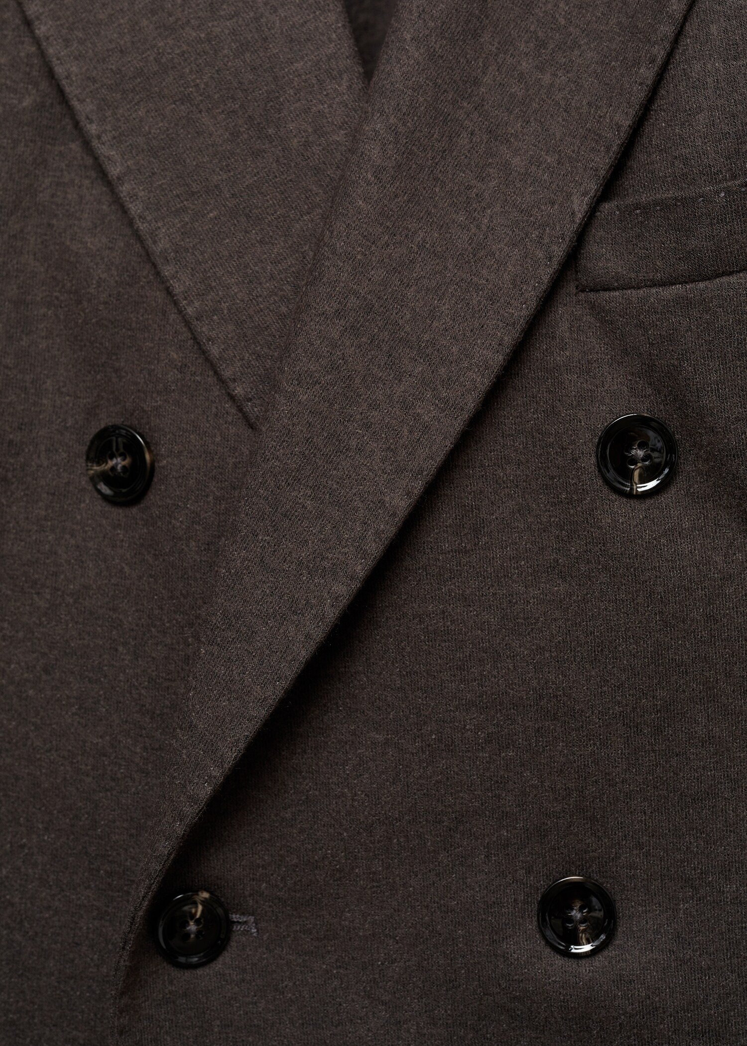 Veste croisée flanelle laine vierge - Détail de l'article 8