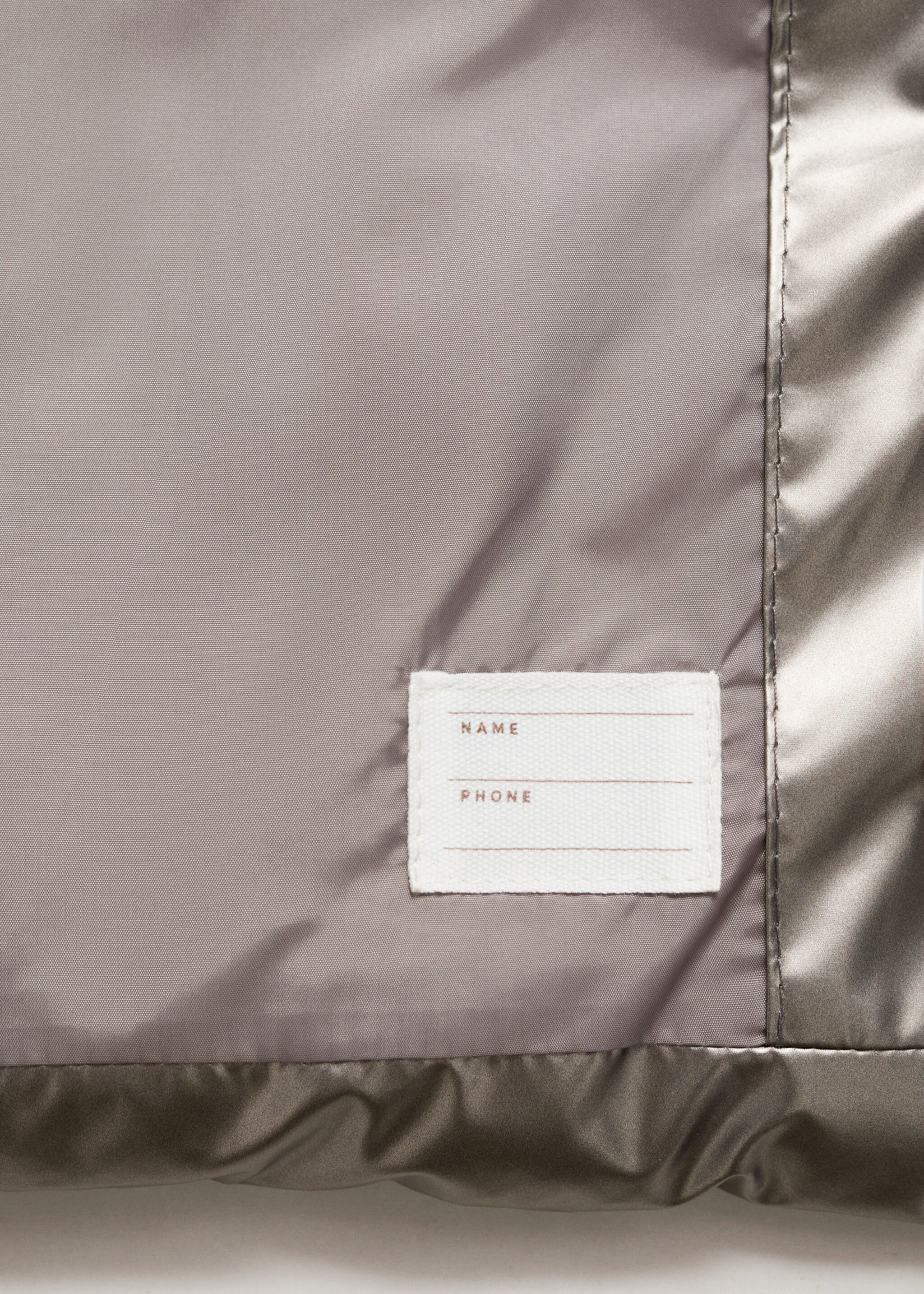 Metallic puffer jacket - Details of the article 8