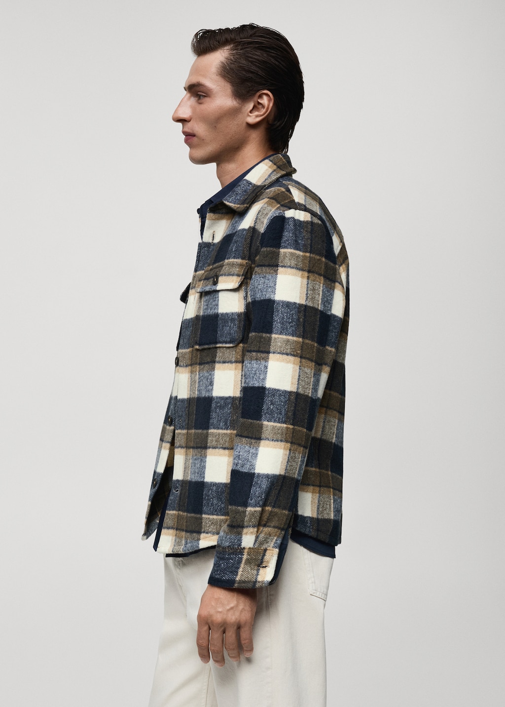 Sobrecamisa franela cuadros
