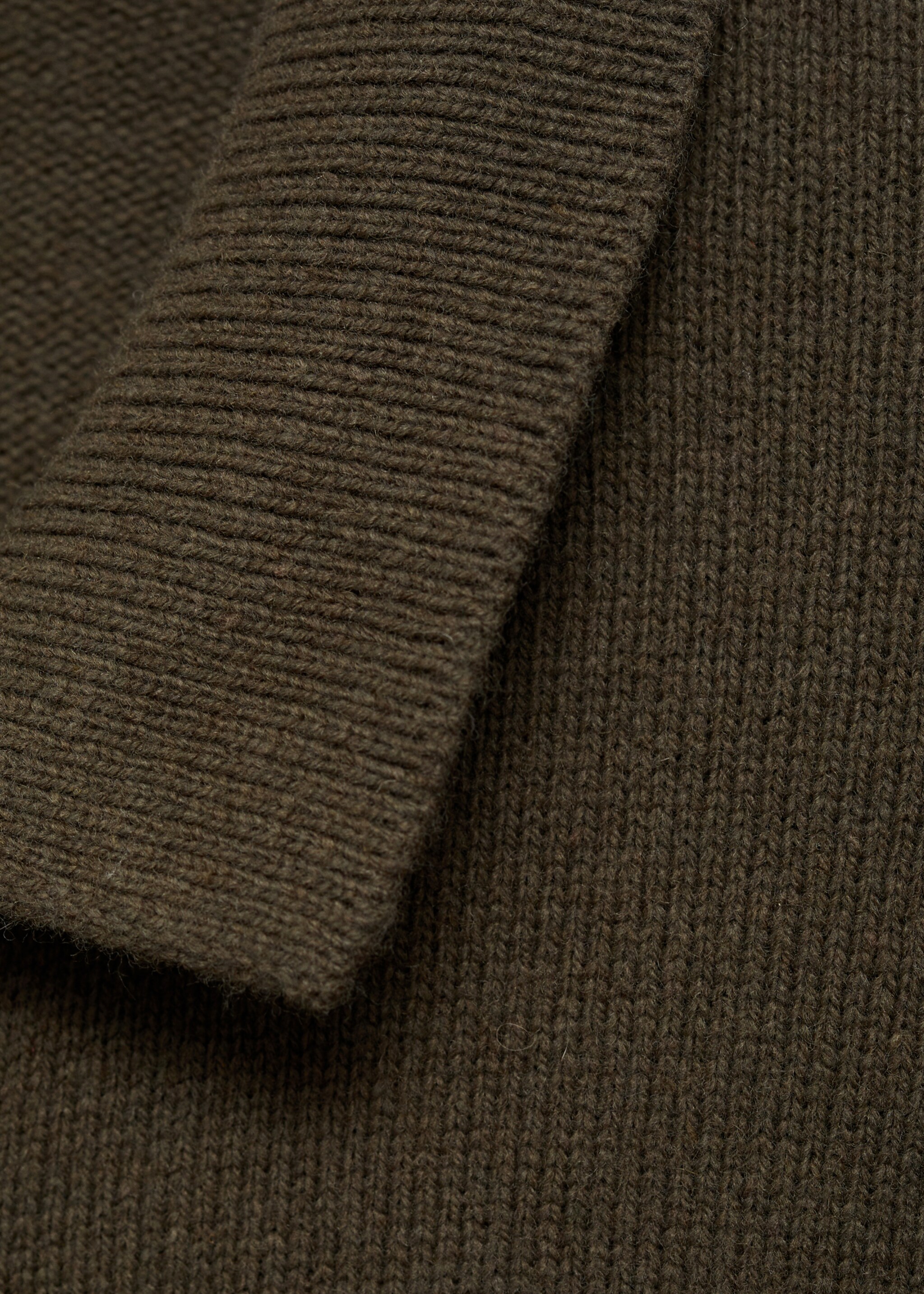 Rib-knit wool cardigan - Details of the article 8