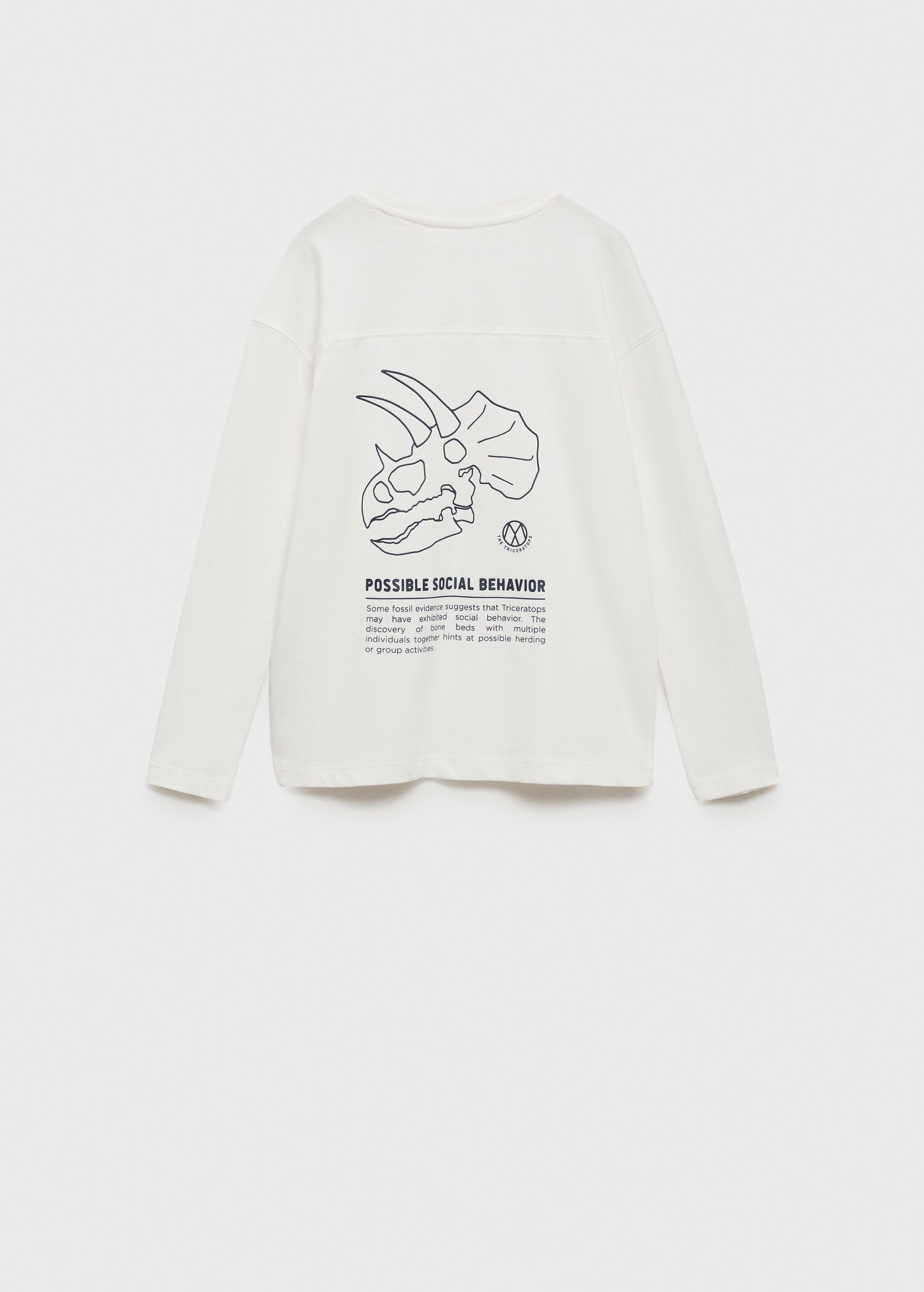 Printed long sleeve t-shirt - Reverse of the article