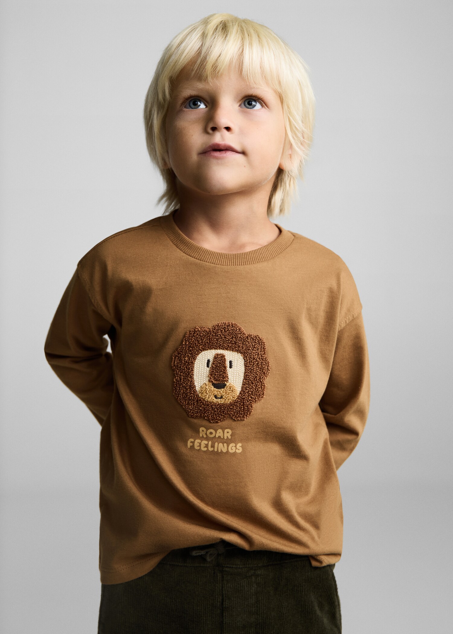 Lion print T-shirt - Medium plane