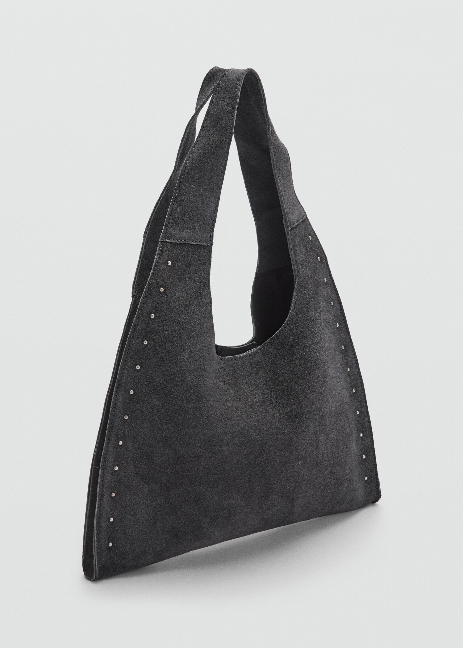 Leren tas met studs - Middenvlak