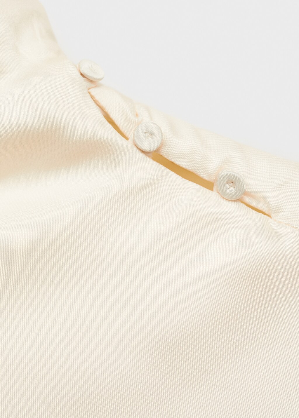Mango Asymmetric satin blouse thumbnail