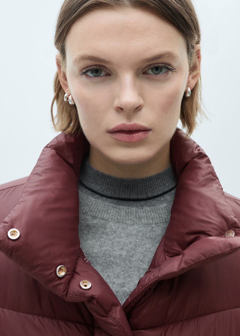 Short quilted anorak - Women | MANGO USA Short quilted anorak - Women | MANGO USA