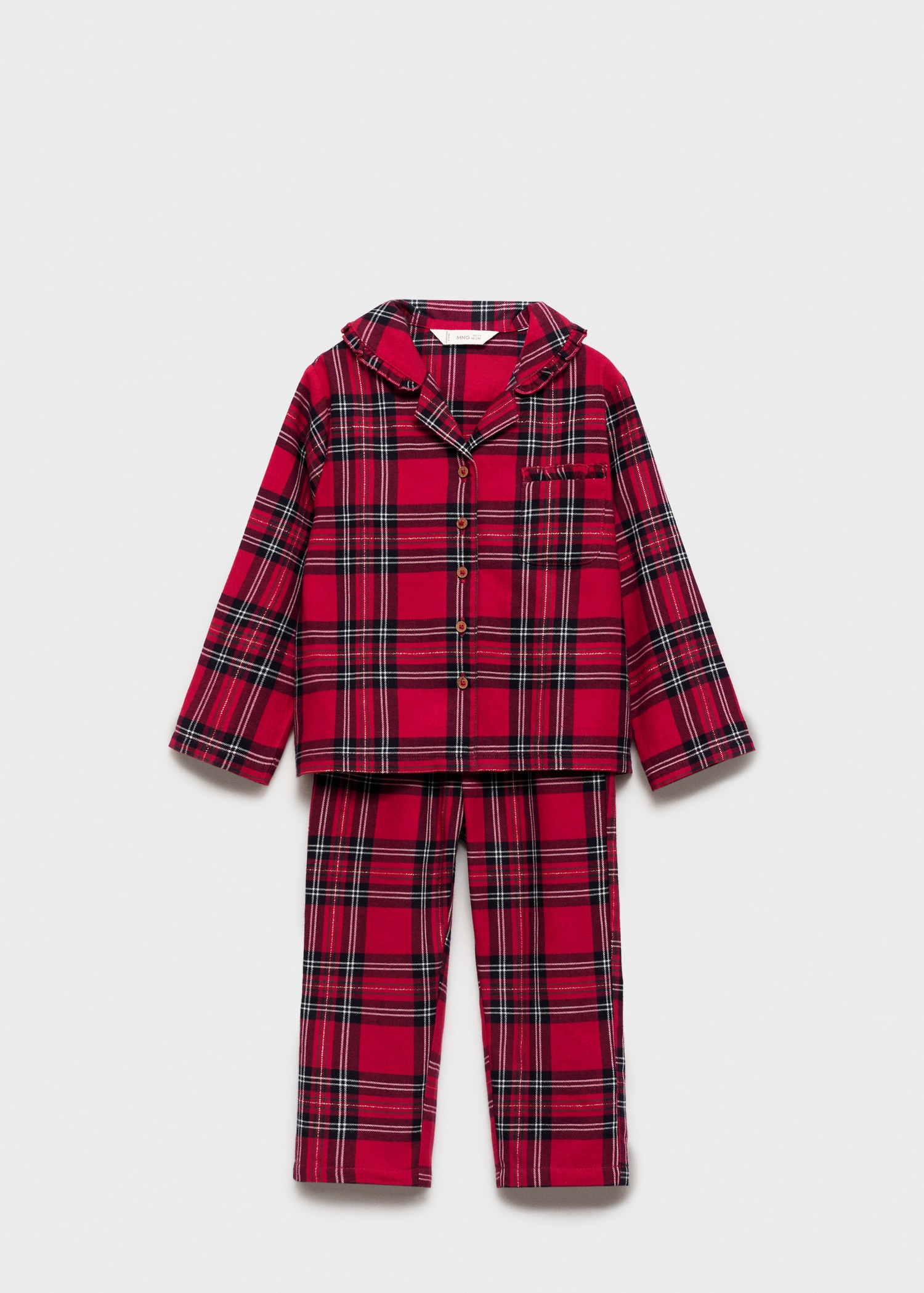 Checked cotton pyjamas - Article without model