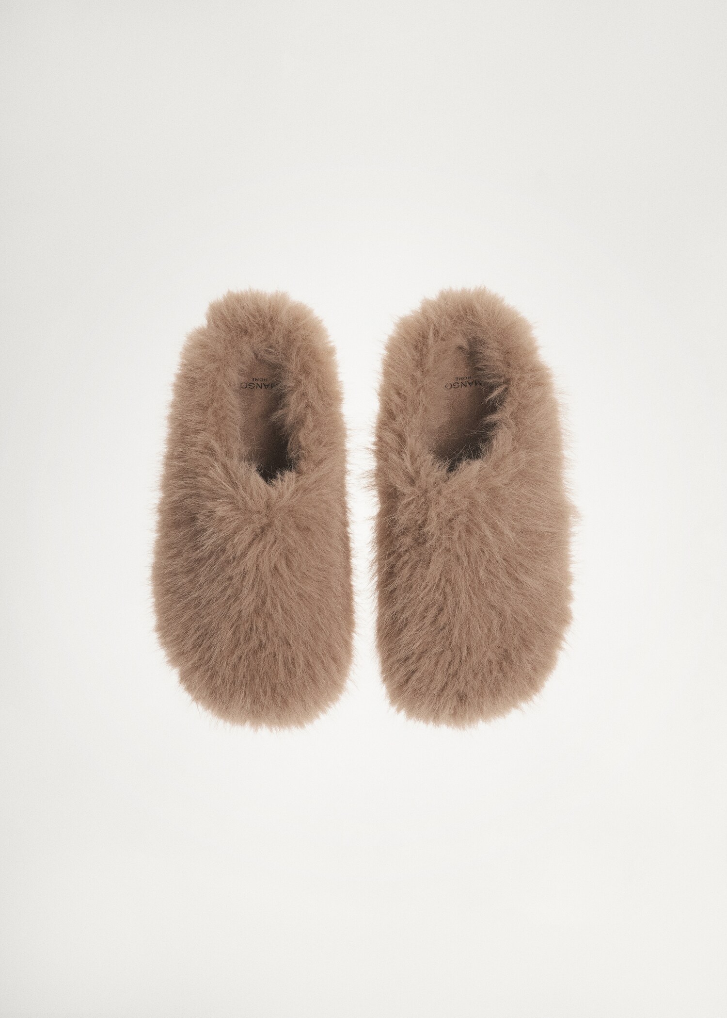 Slippers with fur effect Women MANGO United Kingdom