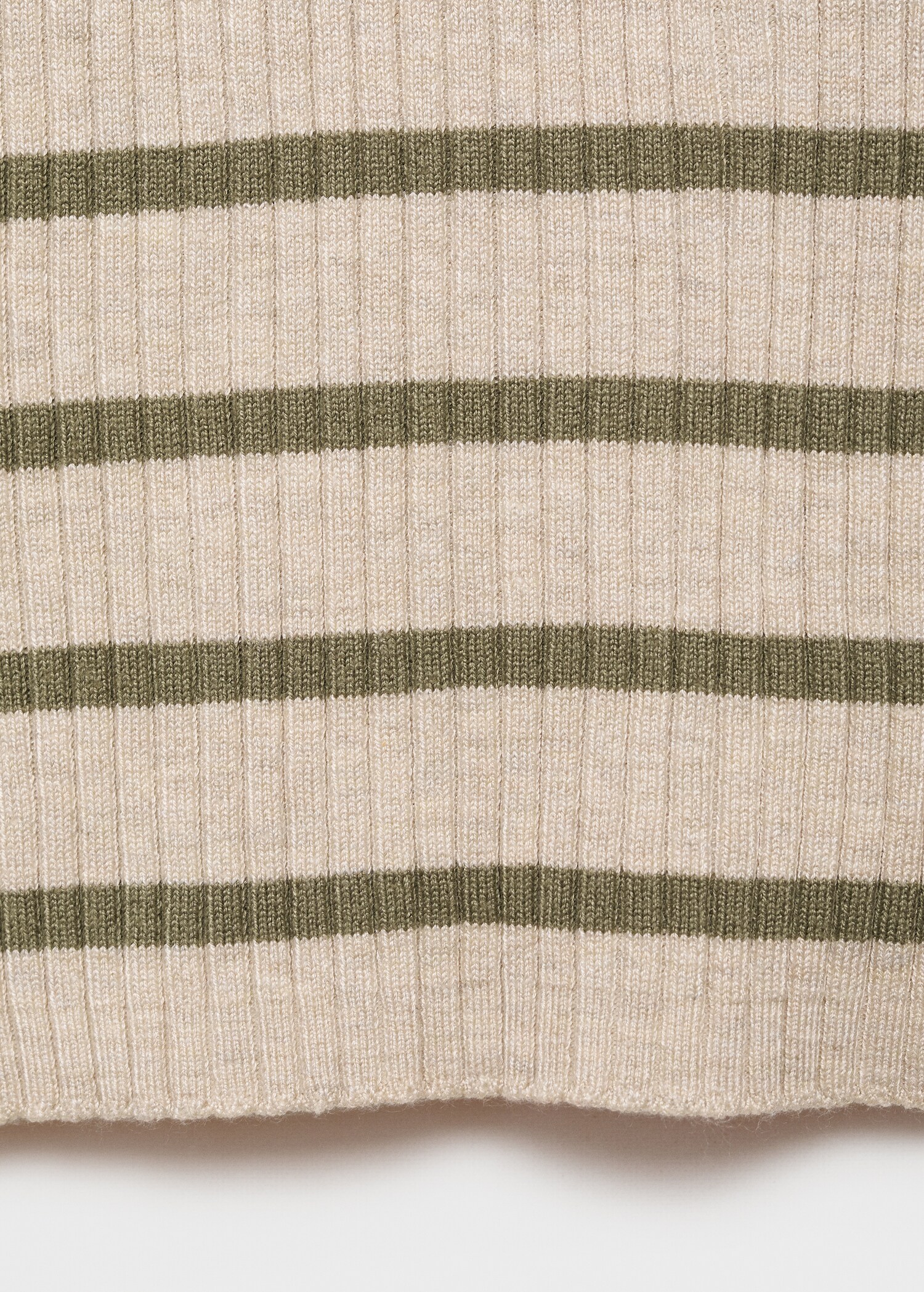 Turtleneck ribbed sweater - Details of the article 0