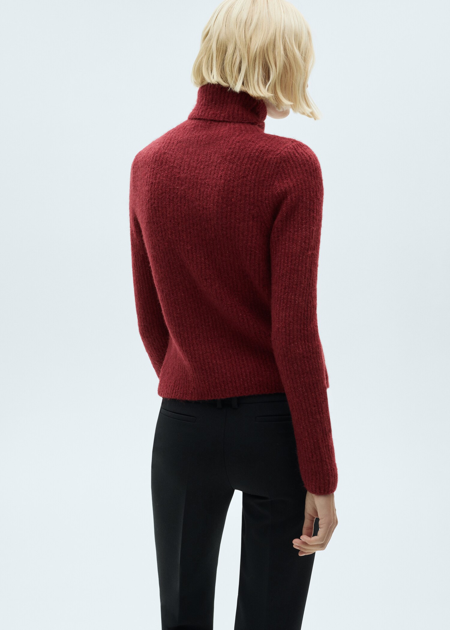 Pull-over maille col roulé - Verso de l’article