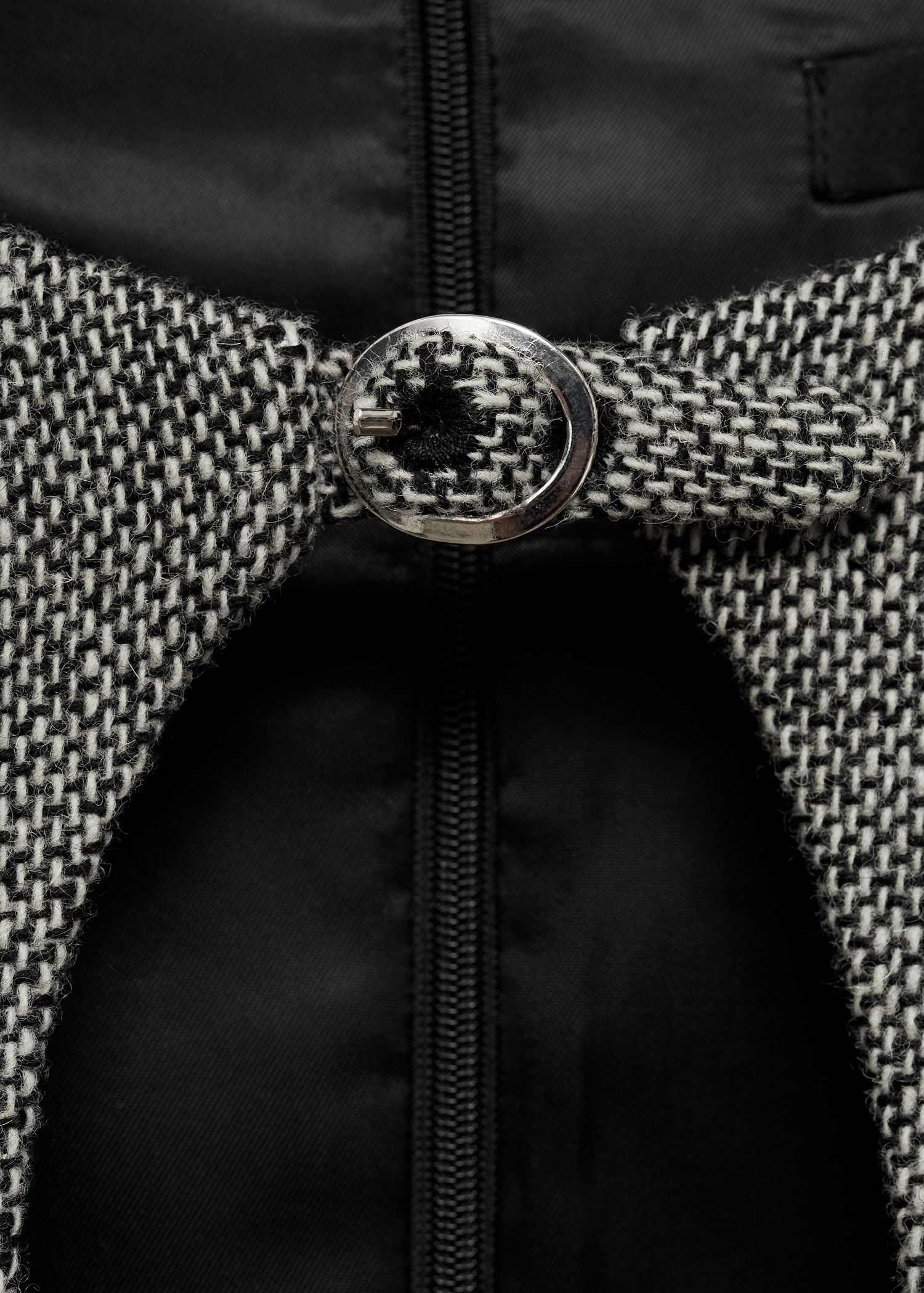 Wool dress with buckle detail - Details of the article 8