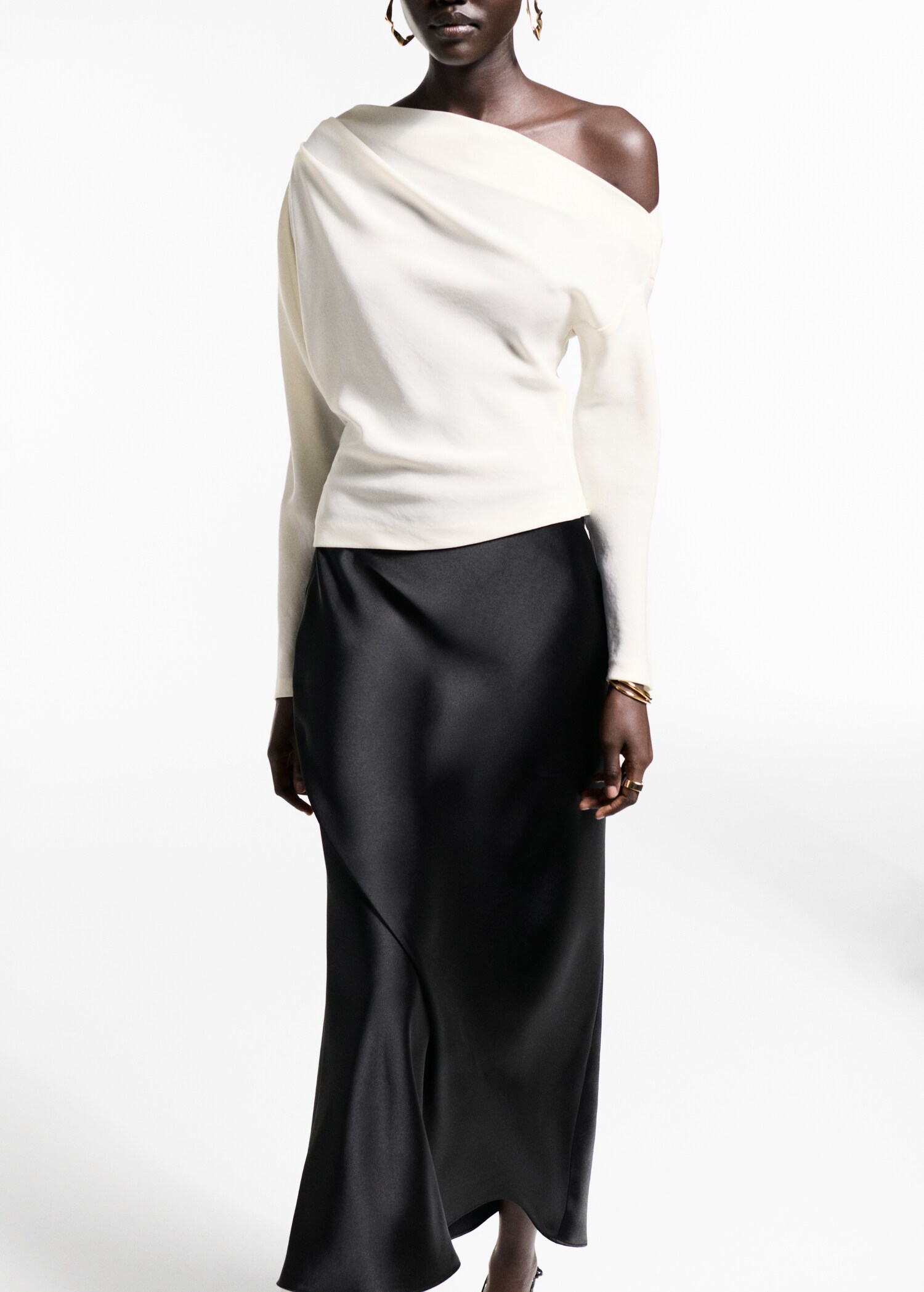 Blouse asymétrique détail froncé - Détail de l'article 6