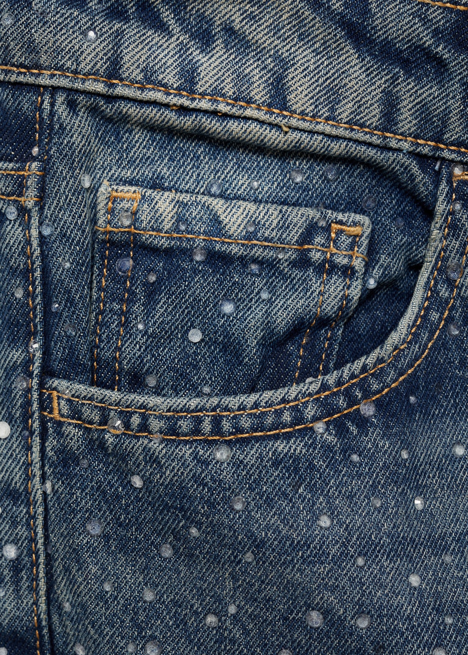 Jean droit détail strass - Détail de l'article 8