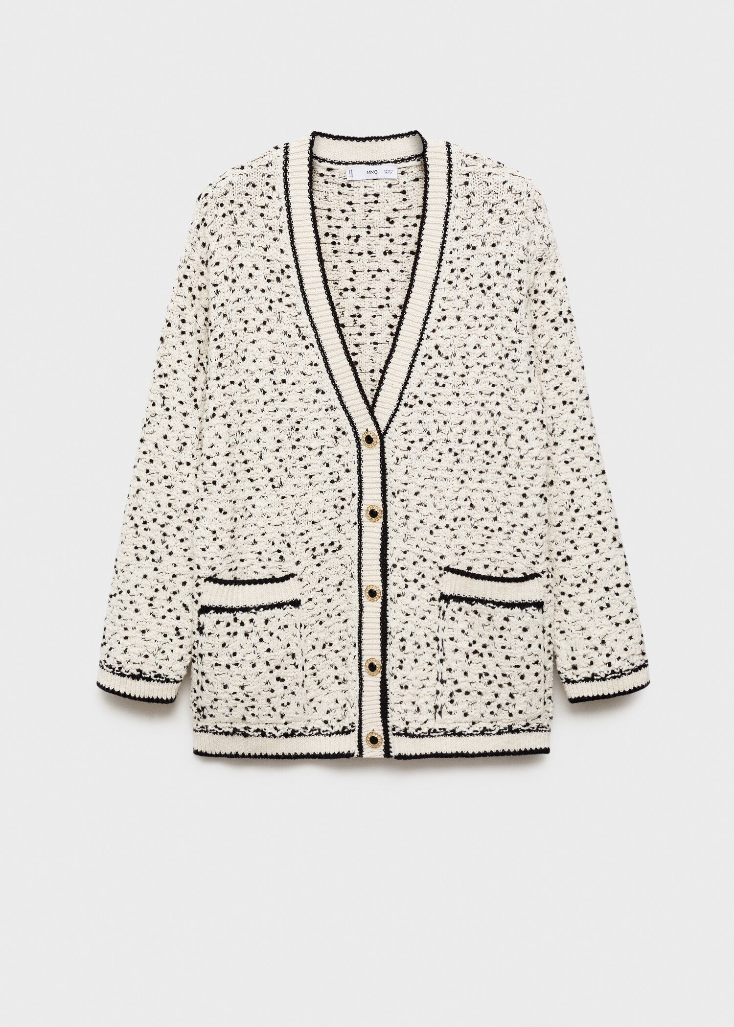 Cardigan oversize jaspé - Article sans modèle