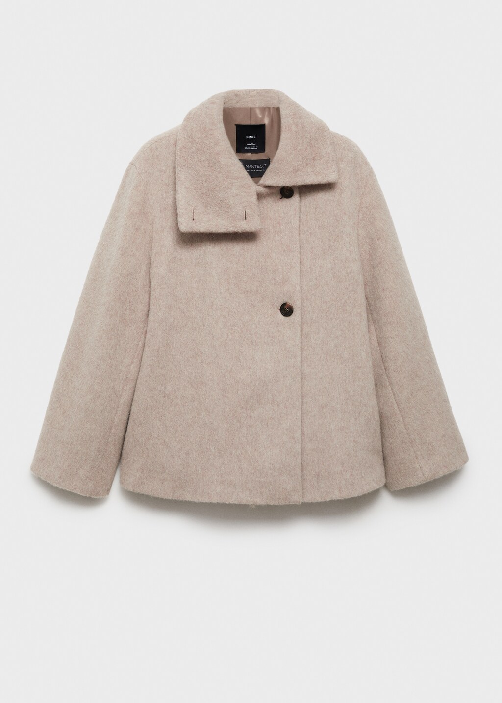 金子賢さん着用 CALEE WOOL JACQUARD NATIVE COAT Wool Blend Embroidered Embellished Placed Floral Double