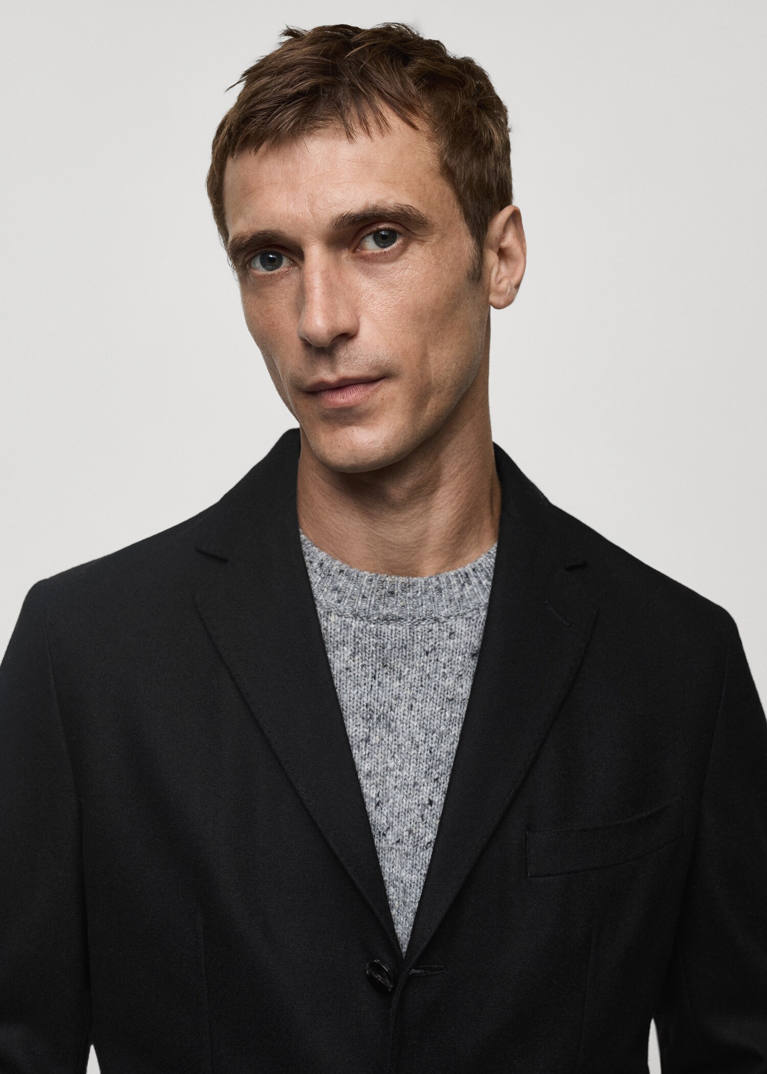 Recycled wool slim-fit jacket - Détail de l'article 1