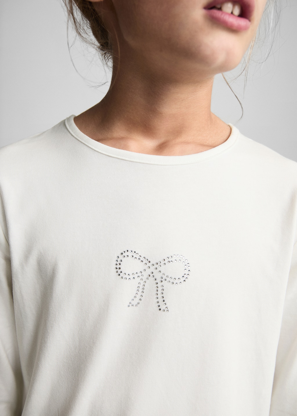 T shirt con strass hot sale