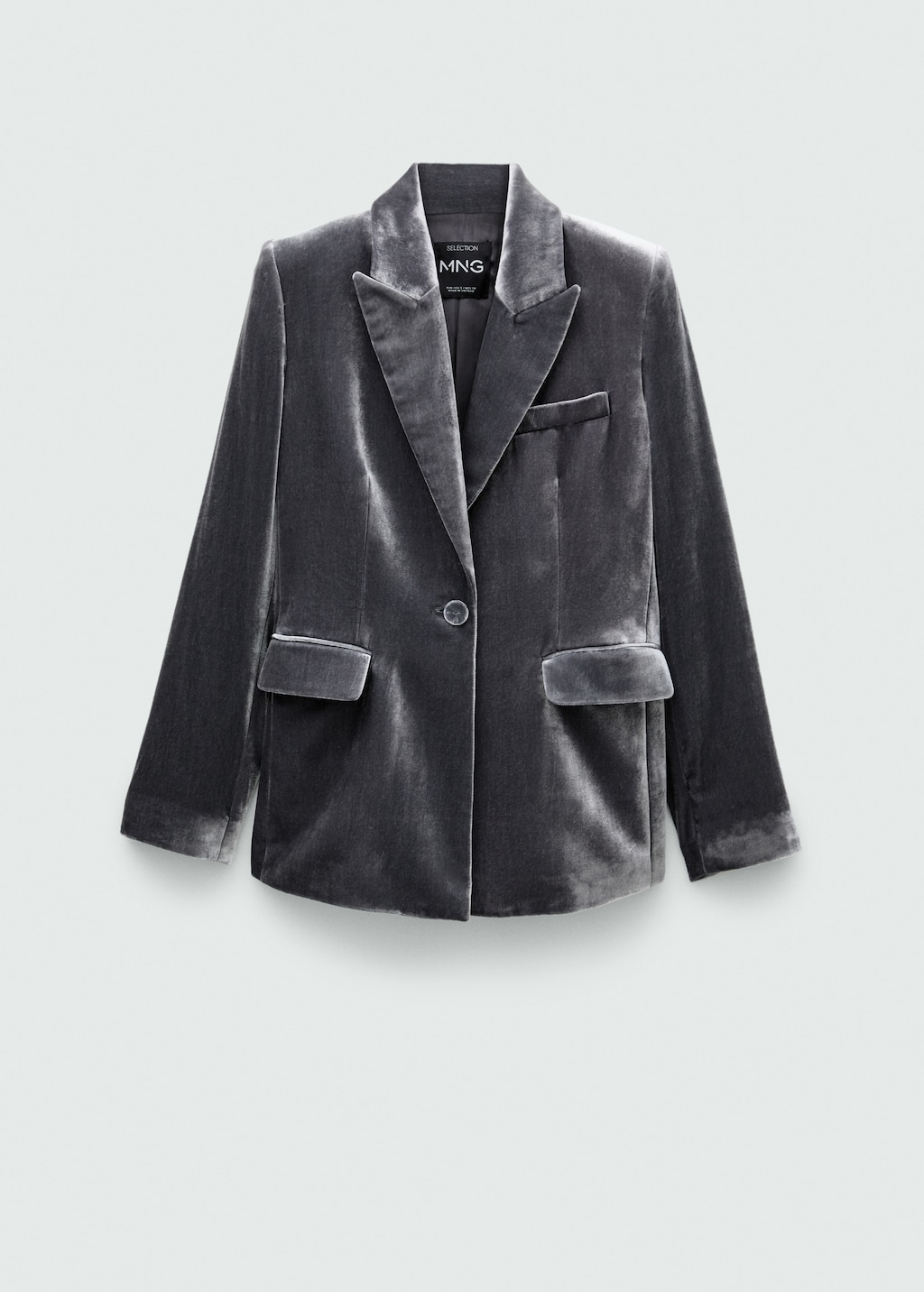 Velvet suit blazer Women MANGO Hungary