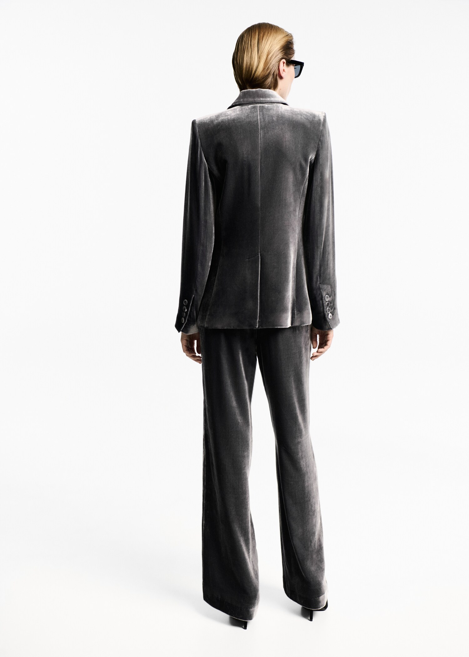 Velvet suit jacket - Reverse of the article