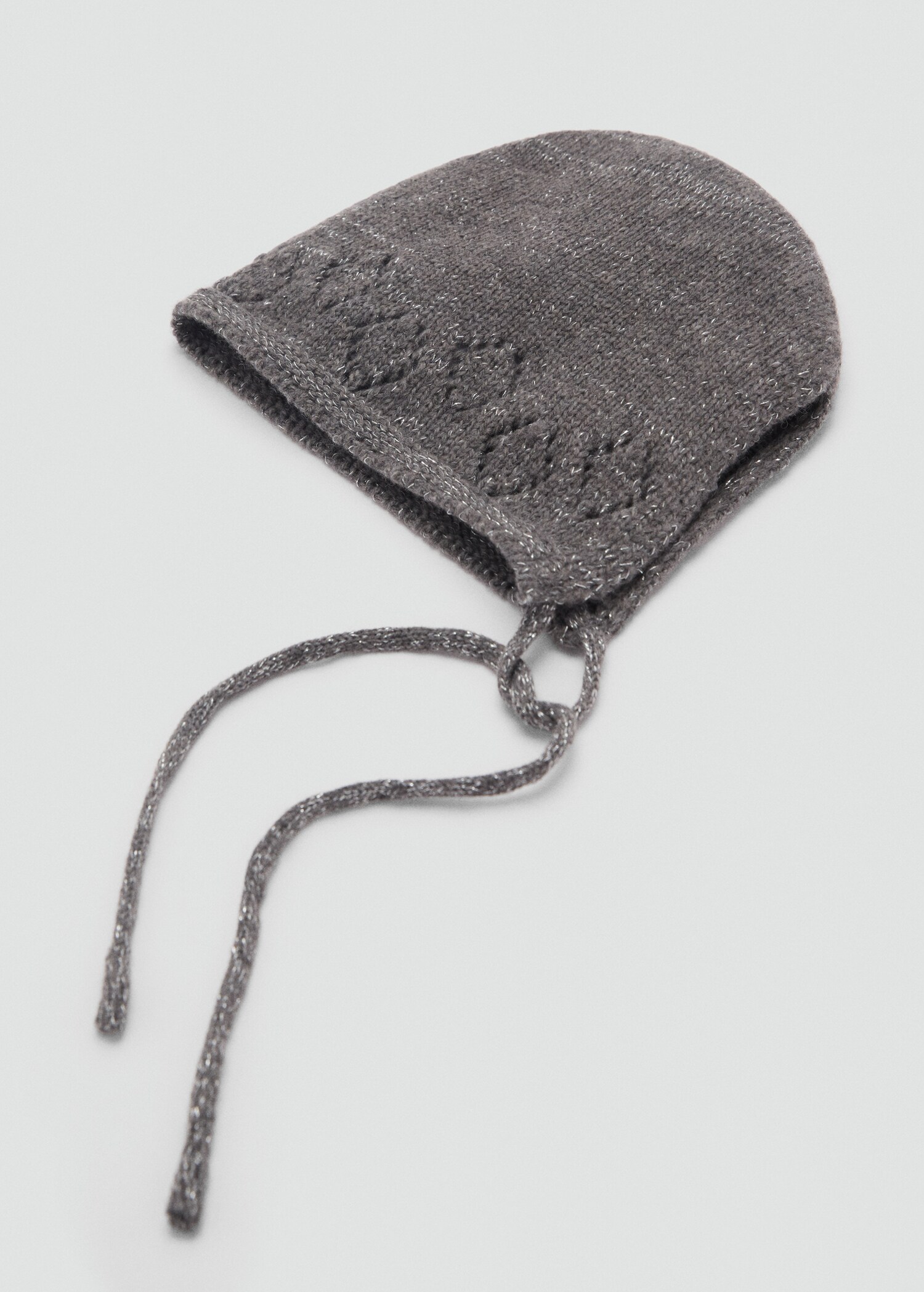 Wool knit beanie - Medium plane