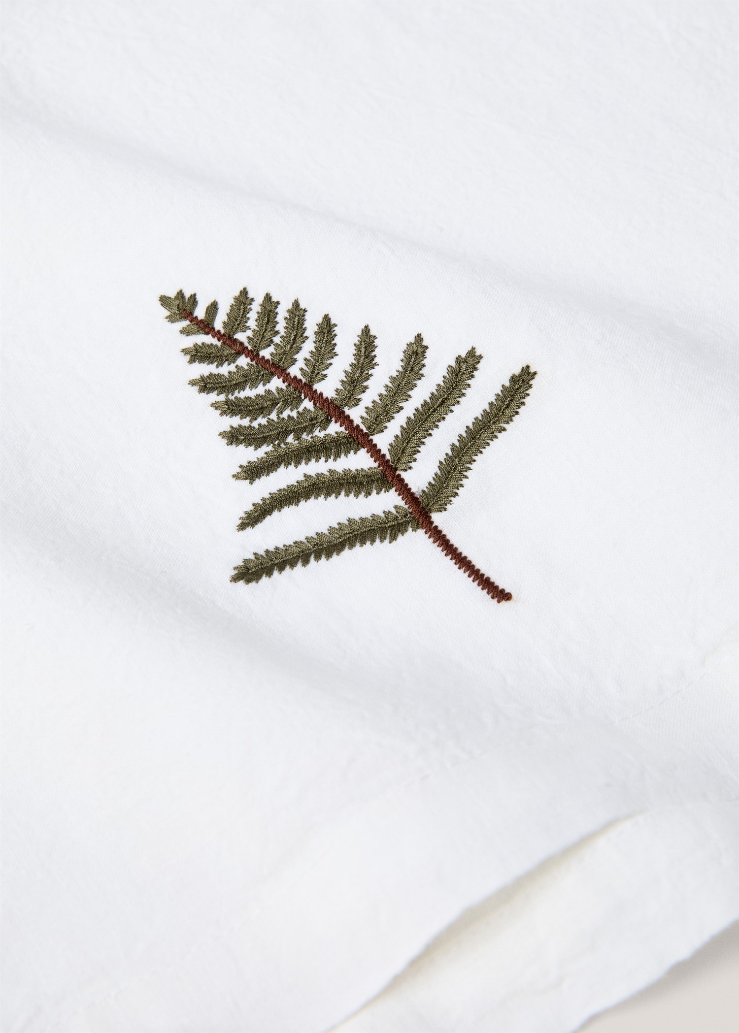 Linen Kitchen Towel with Tree Detail - Details of the article 2