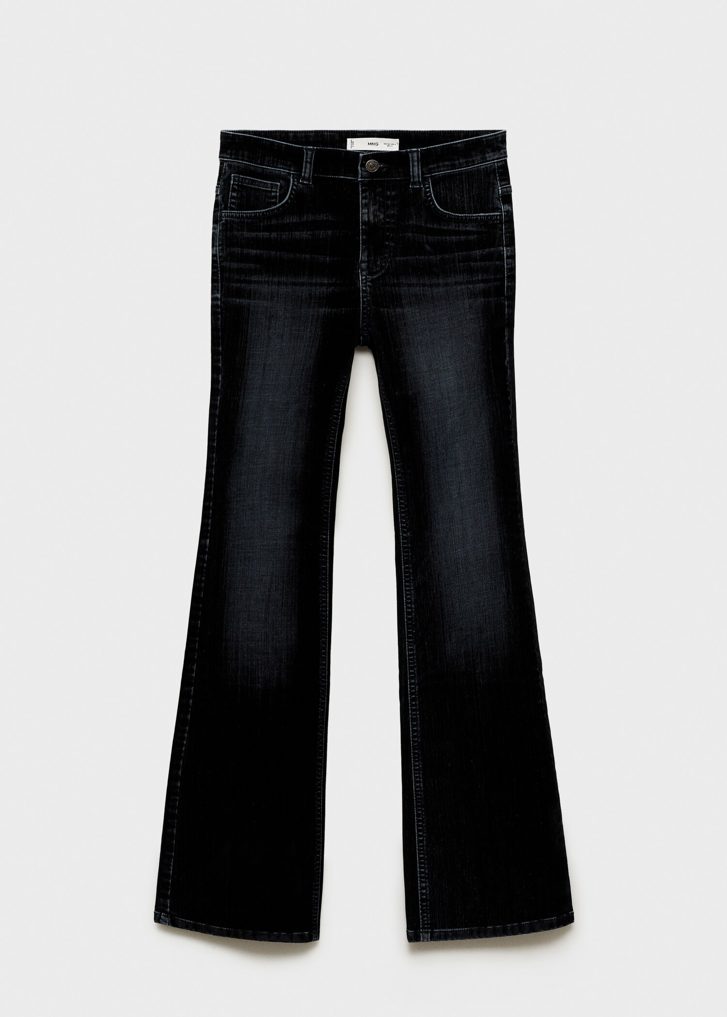 Jeans flare tiro bajo - Artículo sin modelo